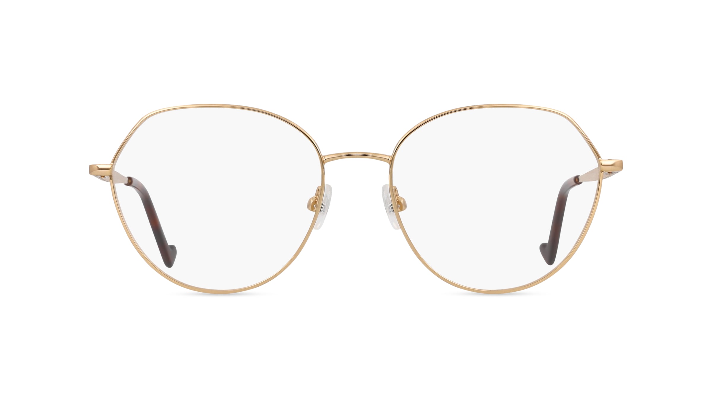 Liu Jo LJ2154 Unisex-Brille inkl. Gläser Vollrand Panto Metall-Gestell 53mm/18mm/140mm, gold