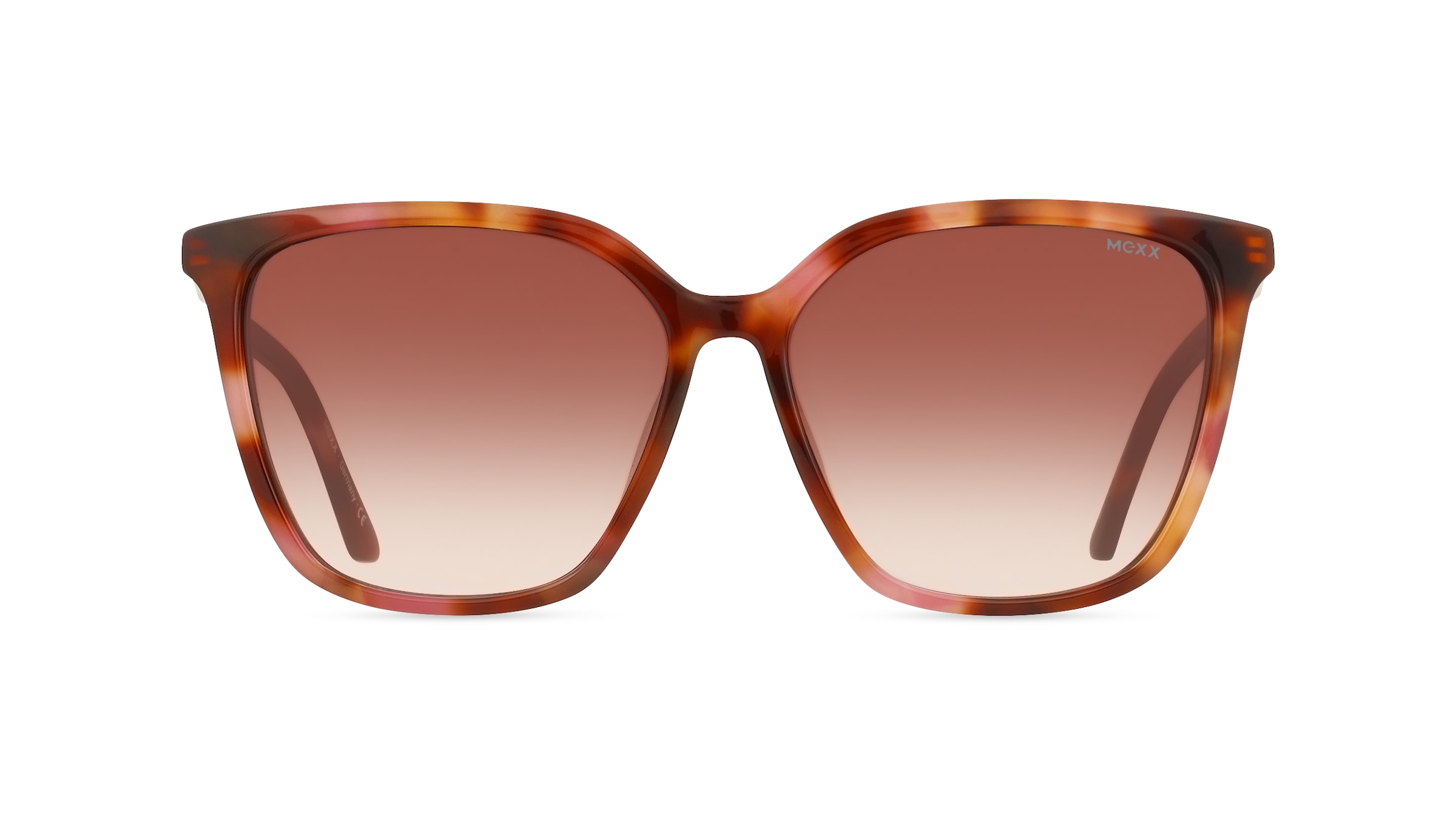 Mexx Eyes 6573 Damen-Sonnenbrille Vollrand Eckig Kunststoff-Gestell, braun