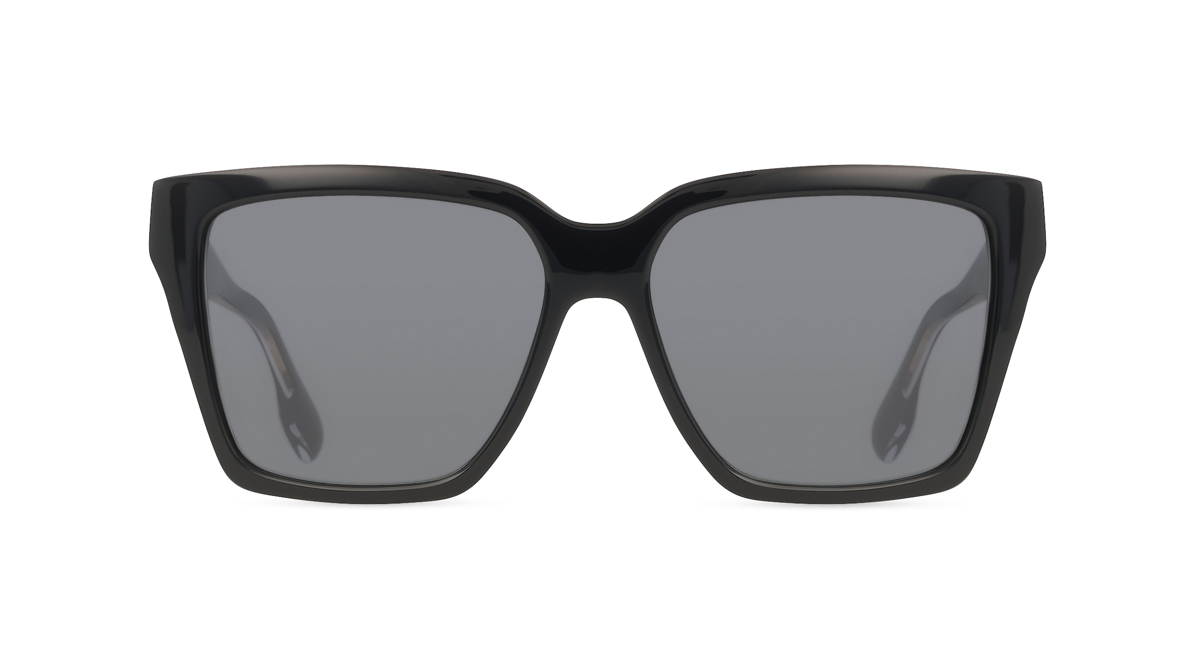 Victoria Beckham VB672S Damen-Sonnenbrille Vollrand Eckig Acetat-Gestell, schwarz