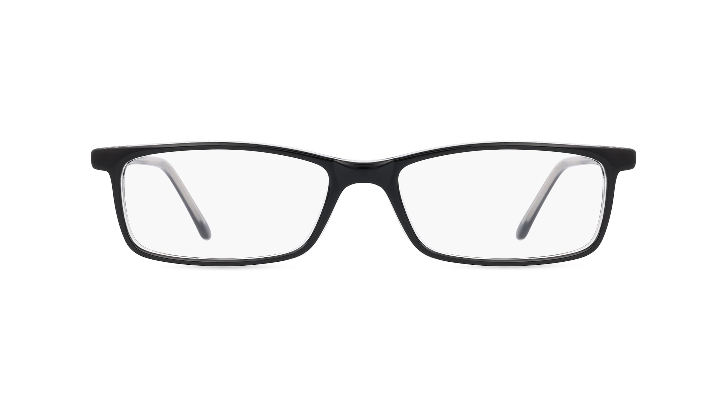 Fielmann MC 599 CL Unisex-Brille inkl. Gläser Vollrand Eckig Propionat-Gestell 50mm/16mm/135mm, schwarz