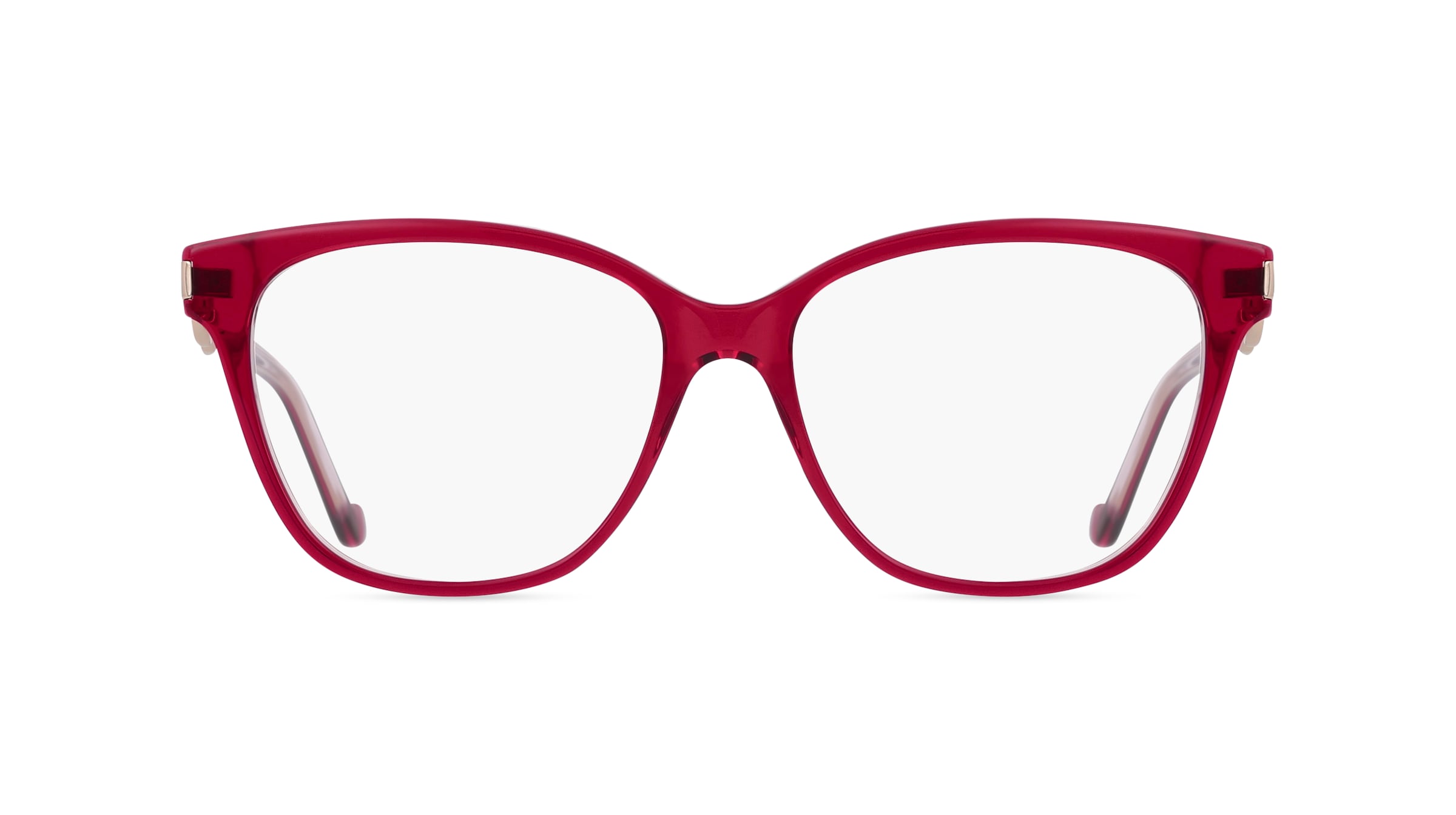 Liu Jo LJ2755 Damen-Brille inkl. Gläser Vollrand Butterfly Acetat-Gestell 53mm/15mm/140mm, rot