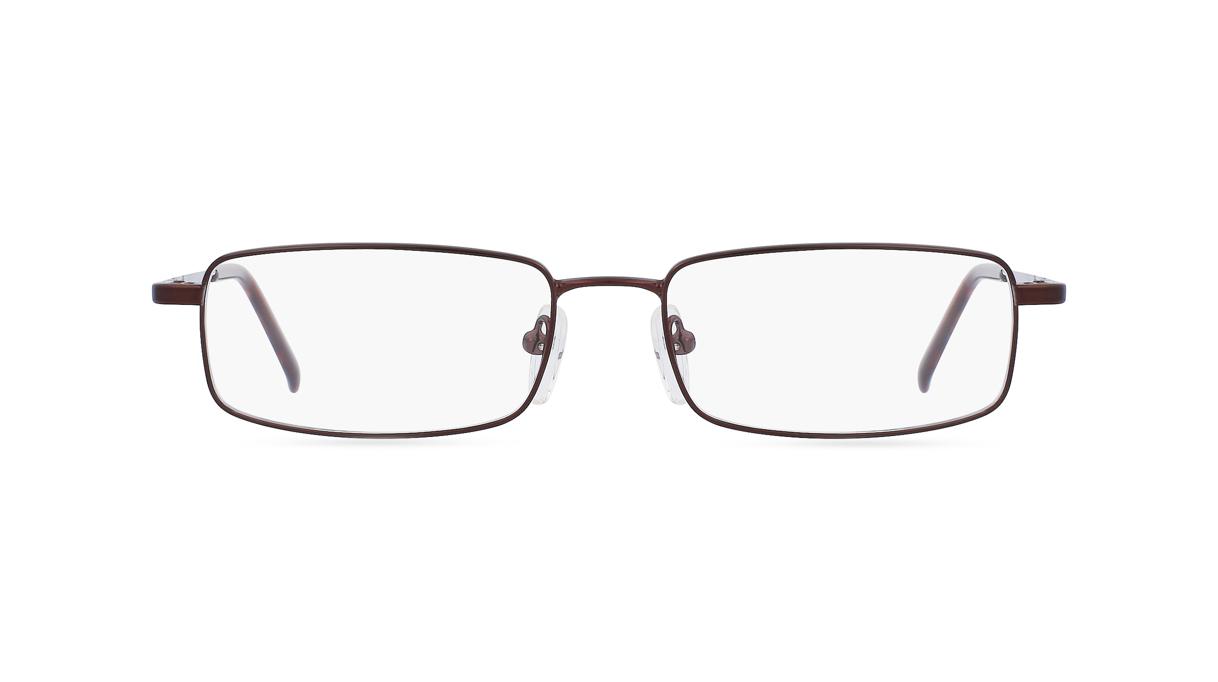 Fielmann MC 232 FA Unisex-Brille inkl. Gläser Vollrand Eckig Metall-Gestell 52mm/18mm/140mm, braun