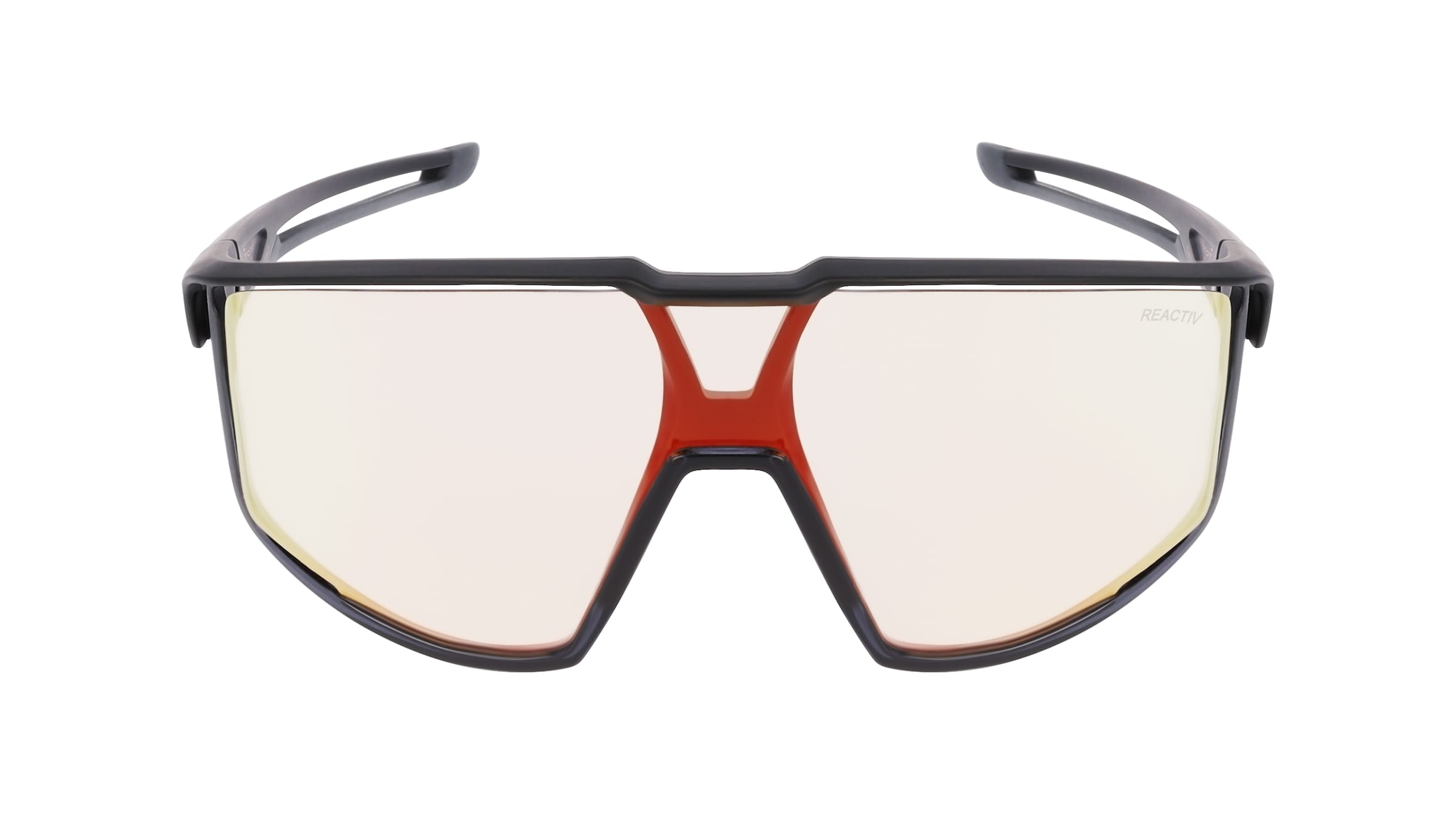 Thumbnail - Julbo J5313314 FURY Unisex-Sonnenbrille Halbrand Monoscheibe Kunststoff-Gestell, schwarz