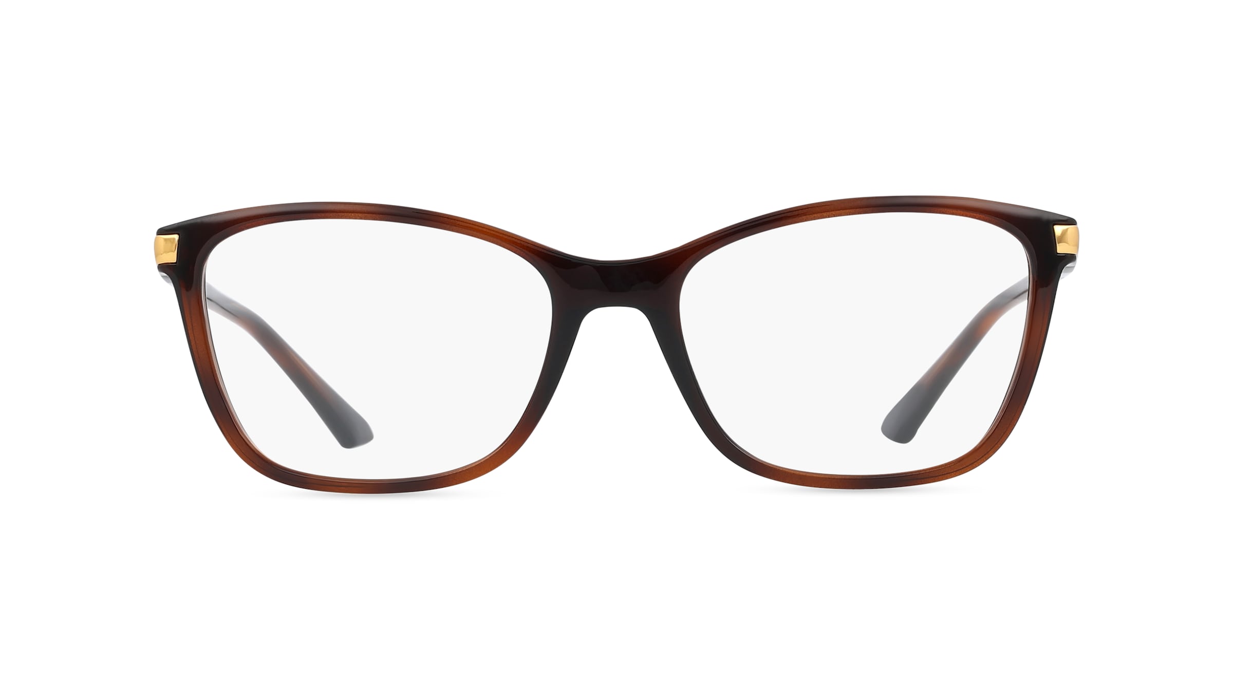 Vogue VO5378 Damen-Brille inkl. Gläser Vollrand Eckig Kunststoff-Gestell 53mm/17mm/140mm, braun