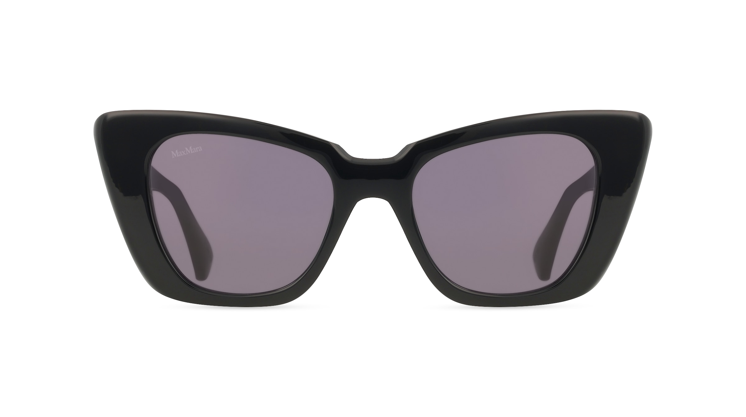 Max Mara MM0099 Damen-Sonnenbrille Vollrand Butterfly Acetat-Gestell, Schwarz