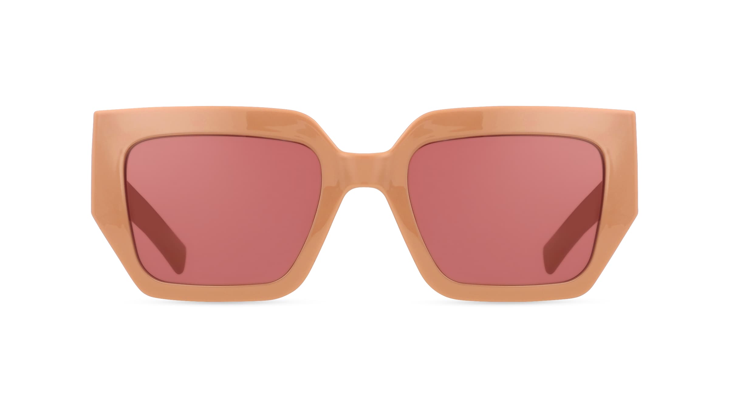 Karl Lagerfeld KL6166S Damen-Sonnenbrille Vollrand Eckig Acetat-Gestell, gelb