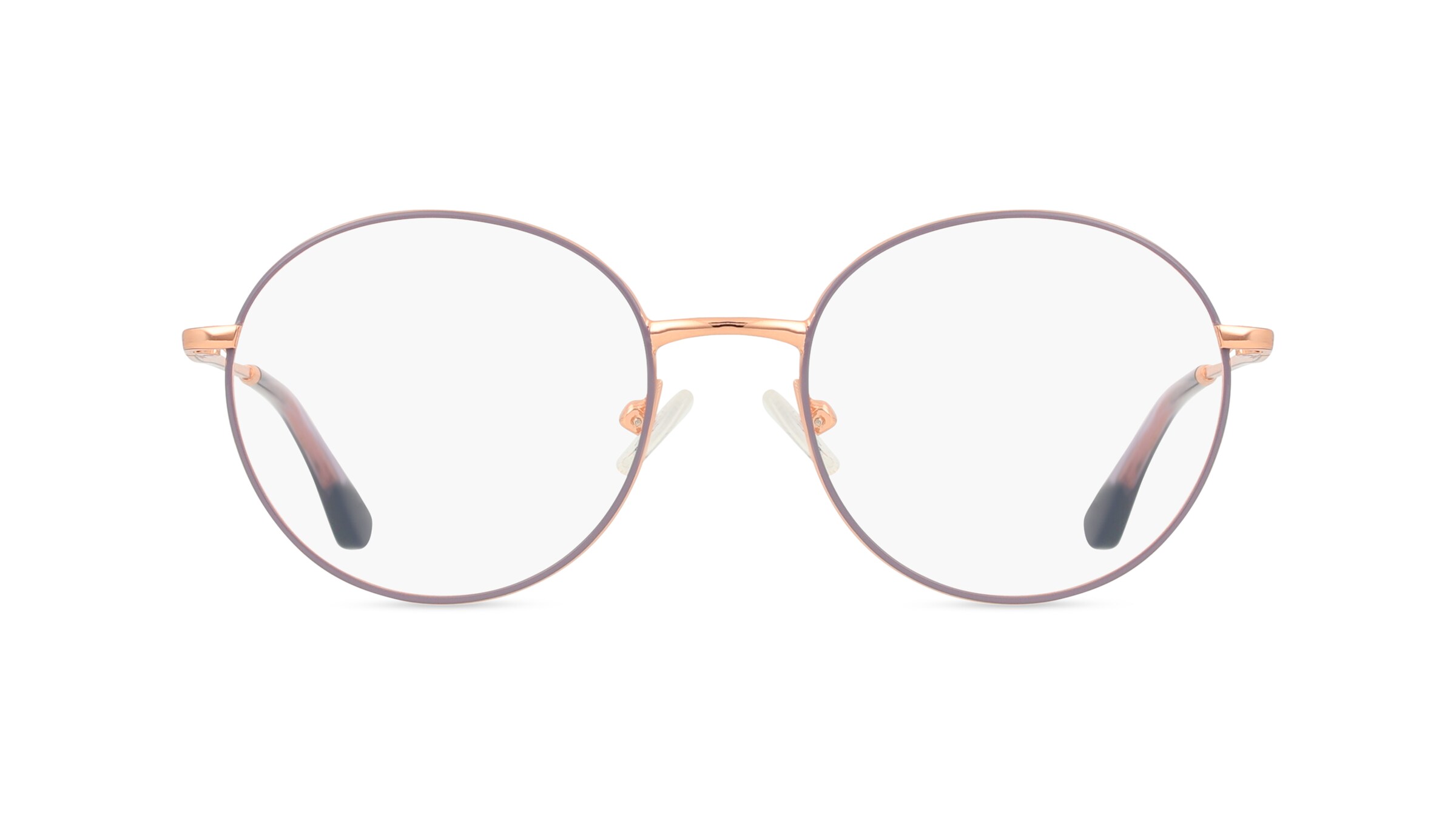 Gant GA4090 Unisex-Brille inkl. Gläser Vollrand Rund Metall-Gestell 50mm/17mm/135mm, lila