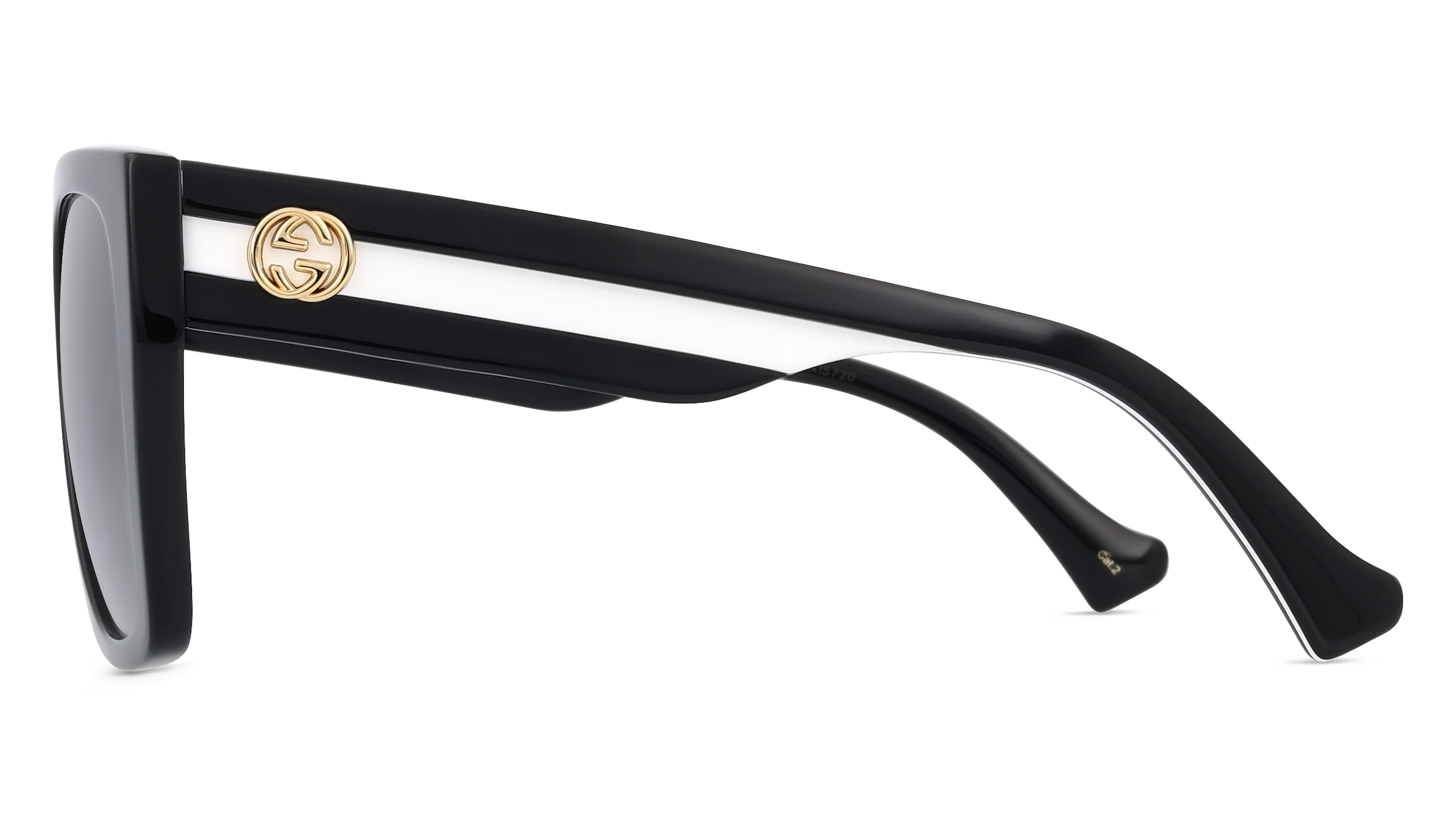 Thumbnail - Gucci GG1300S Unisex-Sonnenbrille Vollrand Butterfly Kunststoff-Gestell, schwarz