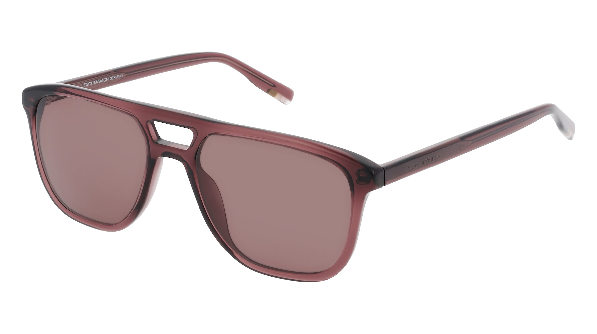 Tom Tailor 676008 Unisex-Sonnenbrille Vollrand Pilot Kunststoff-Gestell, Rot