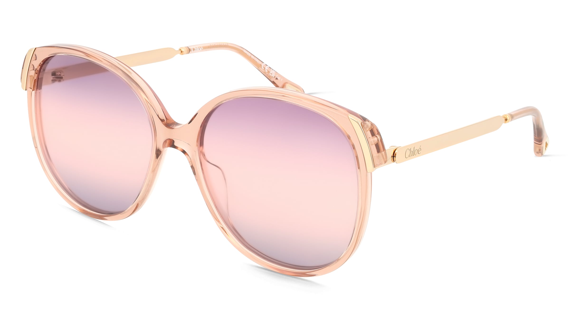 Chloé CH0285S Unisex-Sonnenbrille Vollrand Quadratisch Acetat-Gestell, Braun