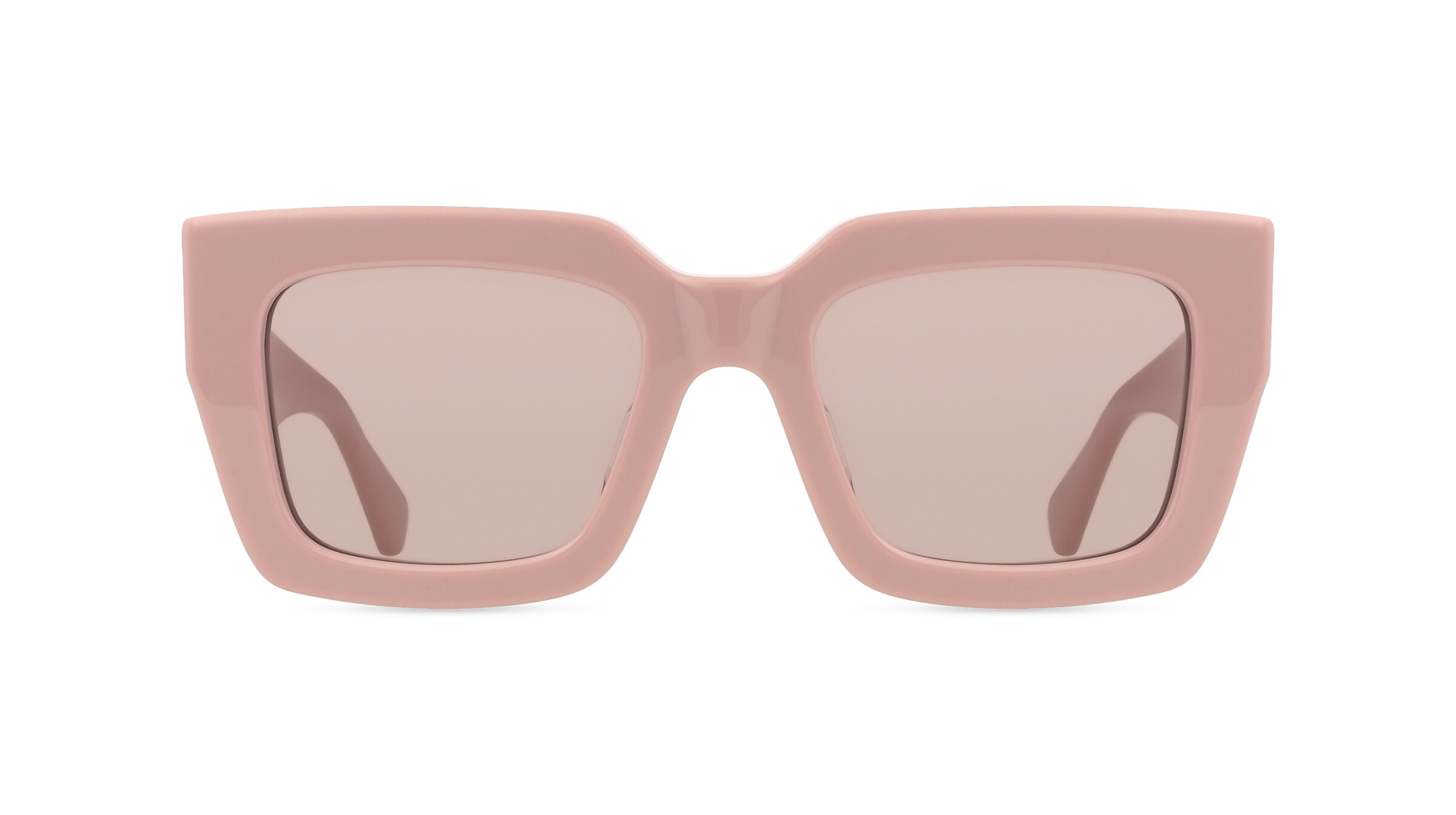 Bottega Veneta BV1212S Damen-Sonnenbrille Vollrand Eckig Recycled Acetat-Gestell, pink