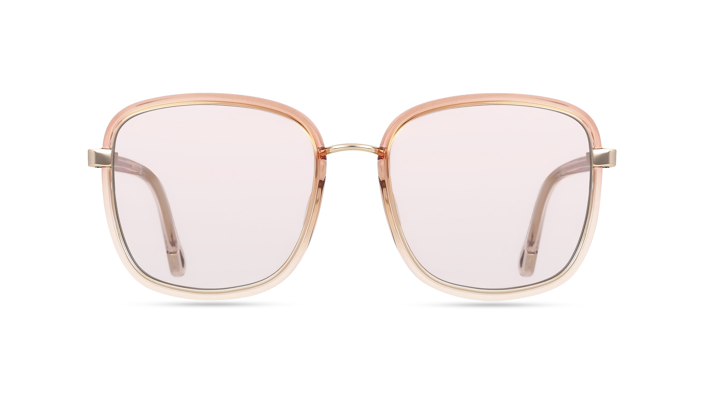 Chloé CH0034S Damen-Sonnenbrille Vollrand Eckig Kunststoff-Gestell, Orange