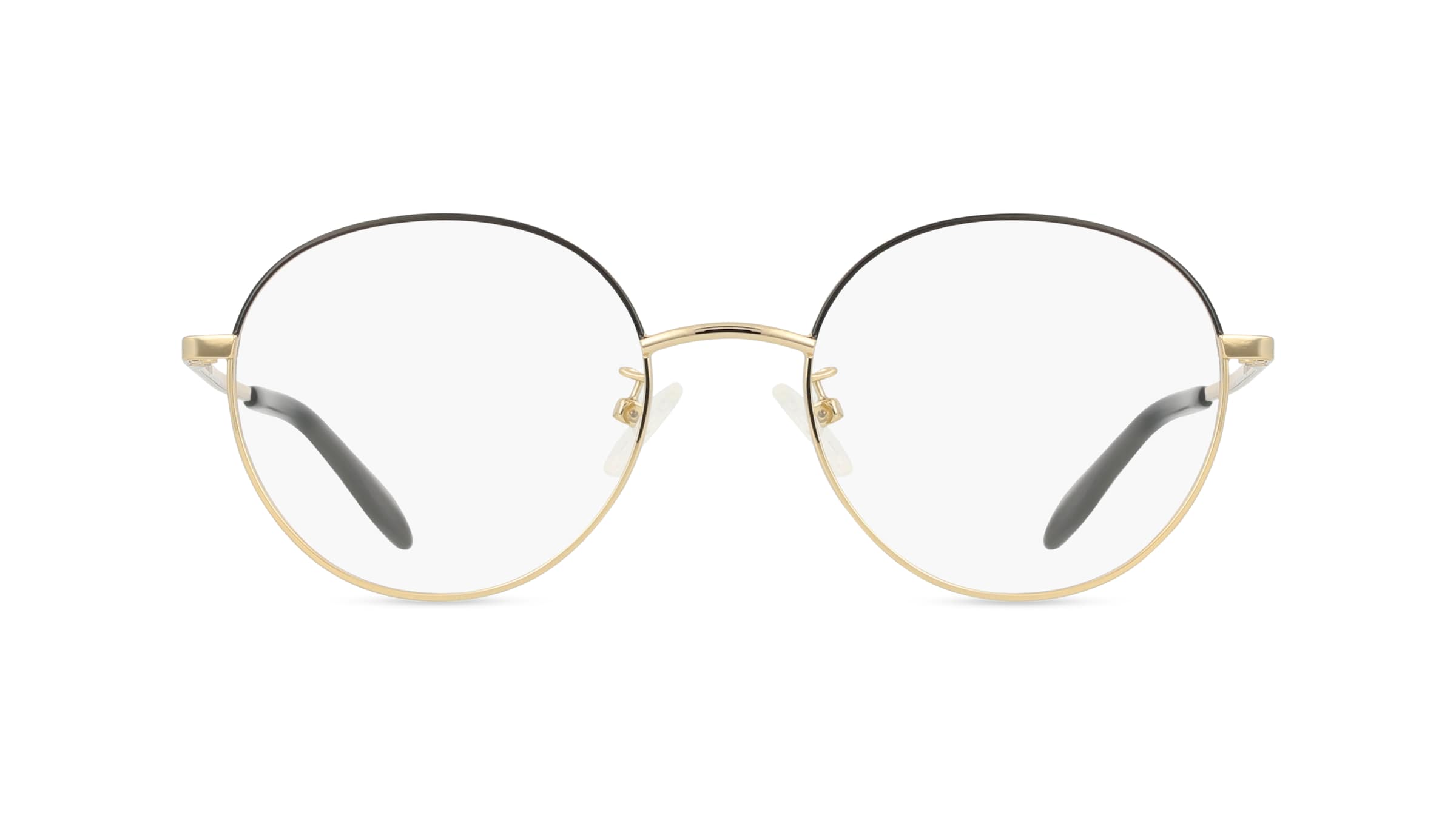 Alexander McQueen AM0369O Unisex-Brille inkl. Gläser Vollrand Rund Metall-Gestell 53mm/20mm/145mm, gold