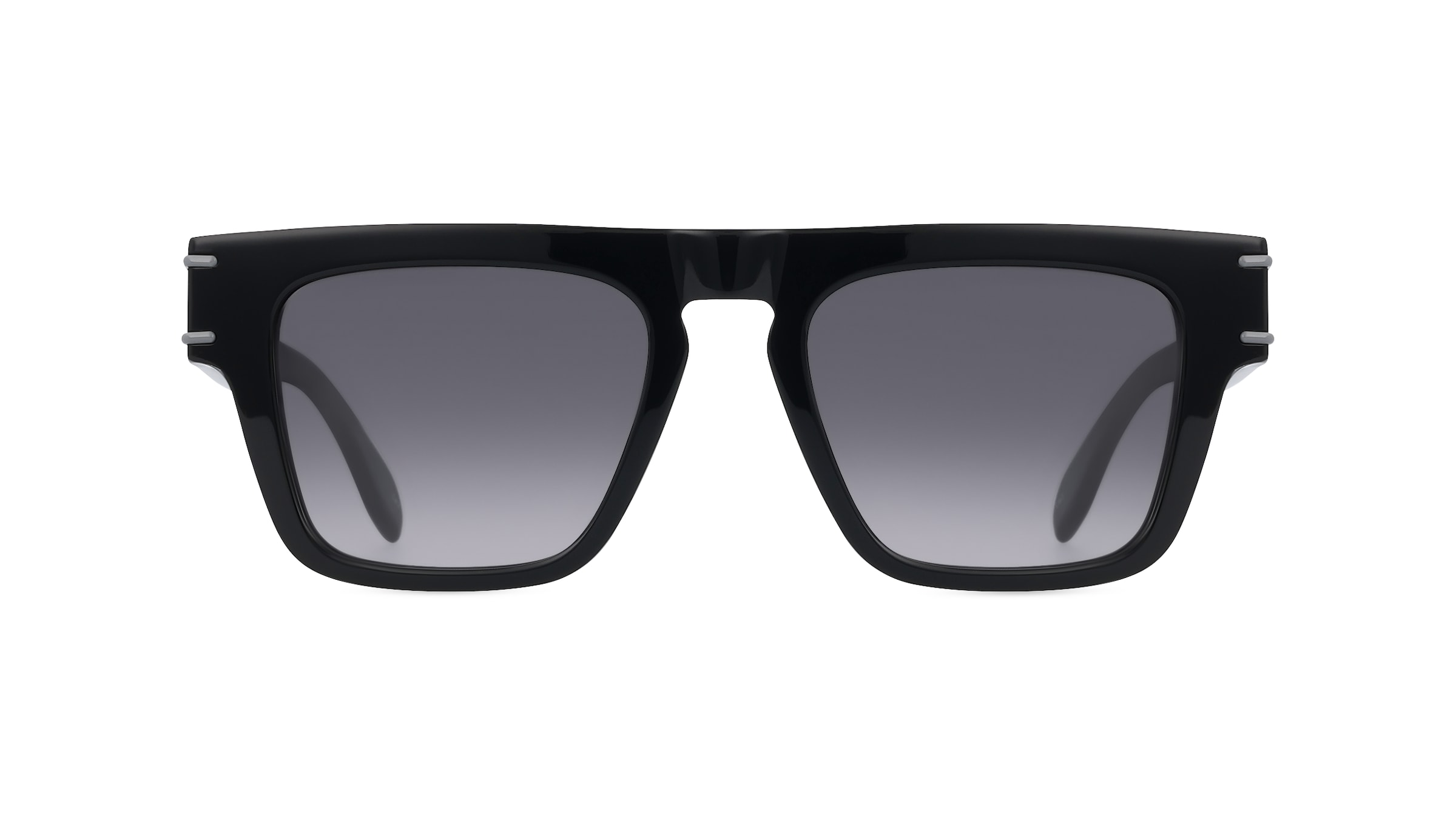 Alexander McQueen AM0397S Herren-Sonnenbrille Vollrand Eckig Kunststoff-Gestell, schwarz