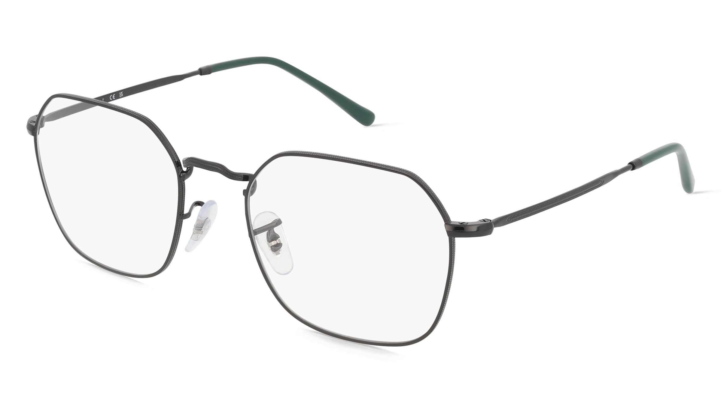 Ray-Ban RX3694V Unisex-Brille inkl. Gläser Vollrand Quadratisch Metall-Gestell 51/20/140, Schwarz