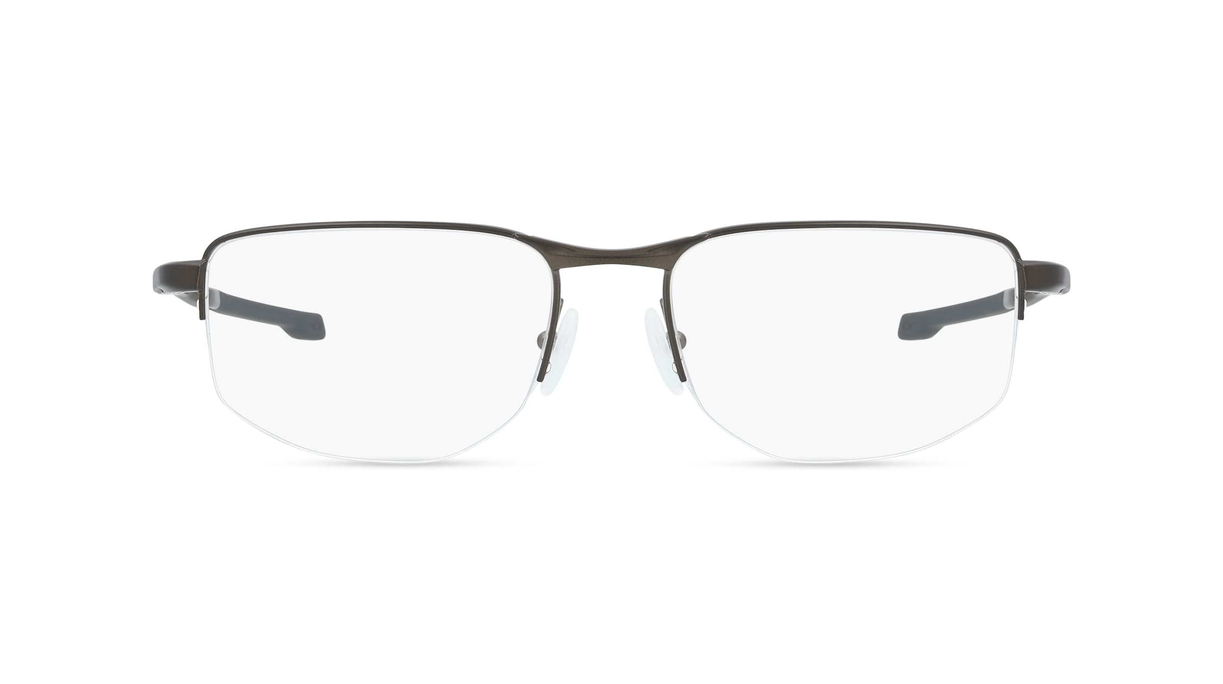Oakley OX3035 ADDAMS 0.5 Herren-Brille inkl. Gläser Halbrand Eckig Metall-Gestell 54/18/140, transparent