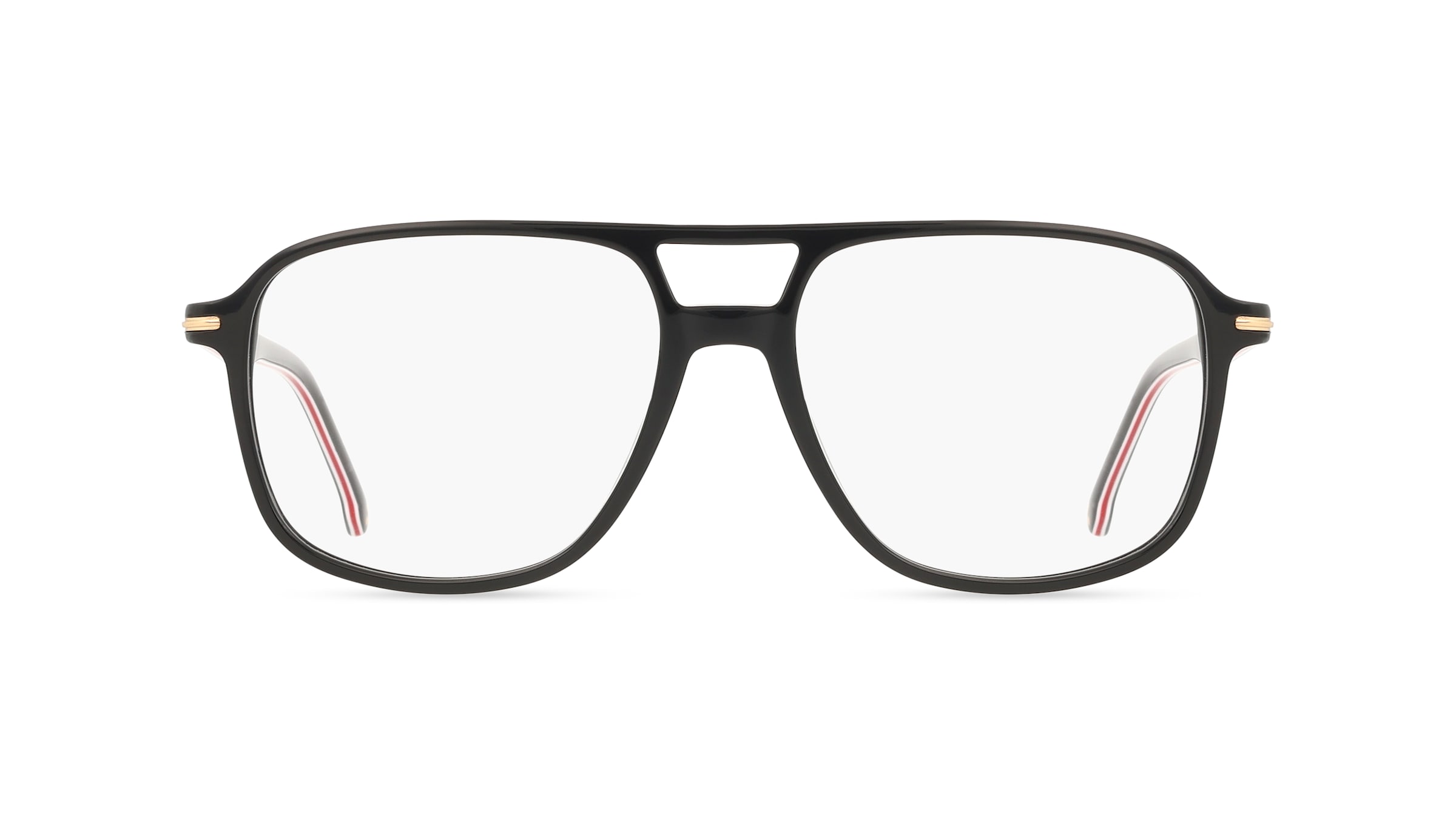 Carrera 373 Herren-Brille inkl. Gläser Vollrand Eckig Acetat-Gestell 55/16/145, schwarz