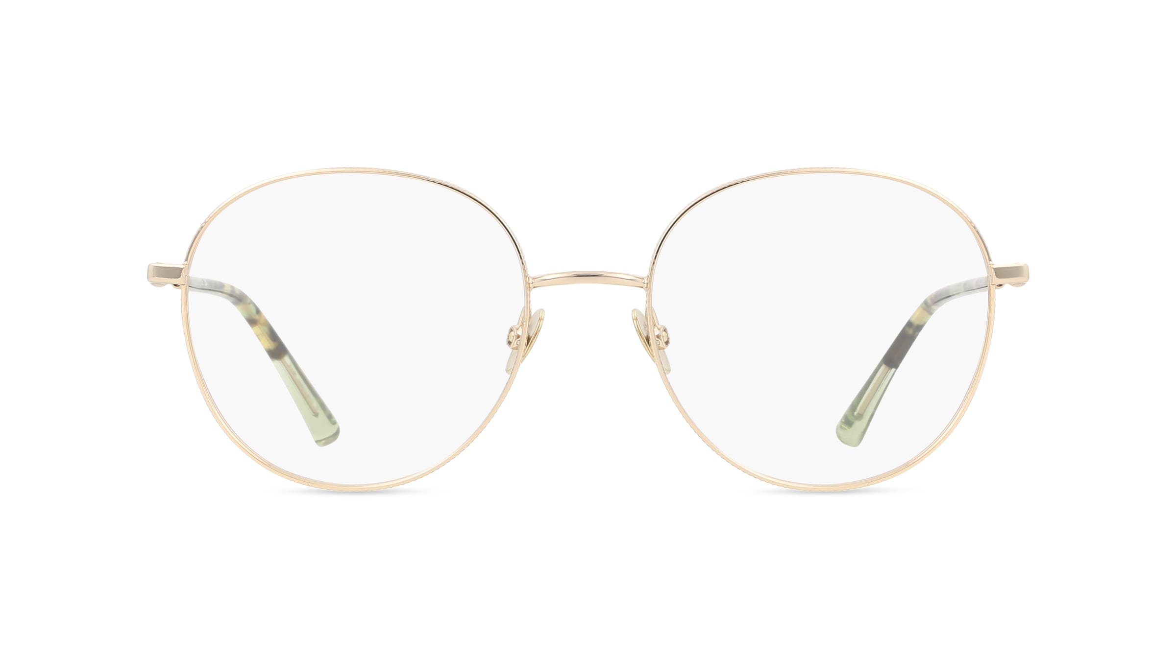 Scotch & Soda 1026 Damen-Brille inkl. Gläser Vollrand Rund Metall-Gestell 54mm/19mm/140mm, Gold