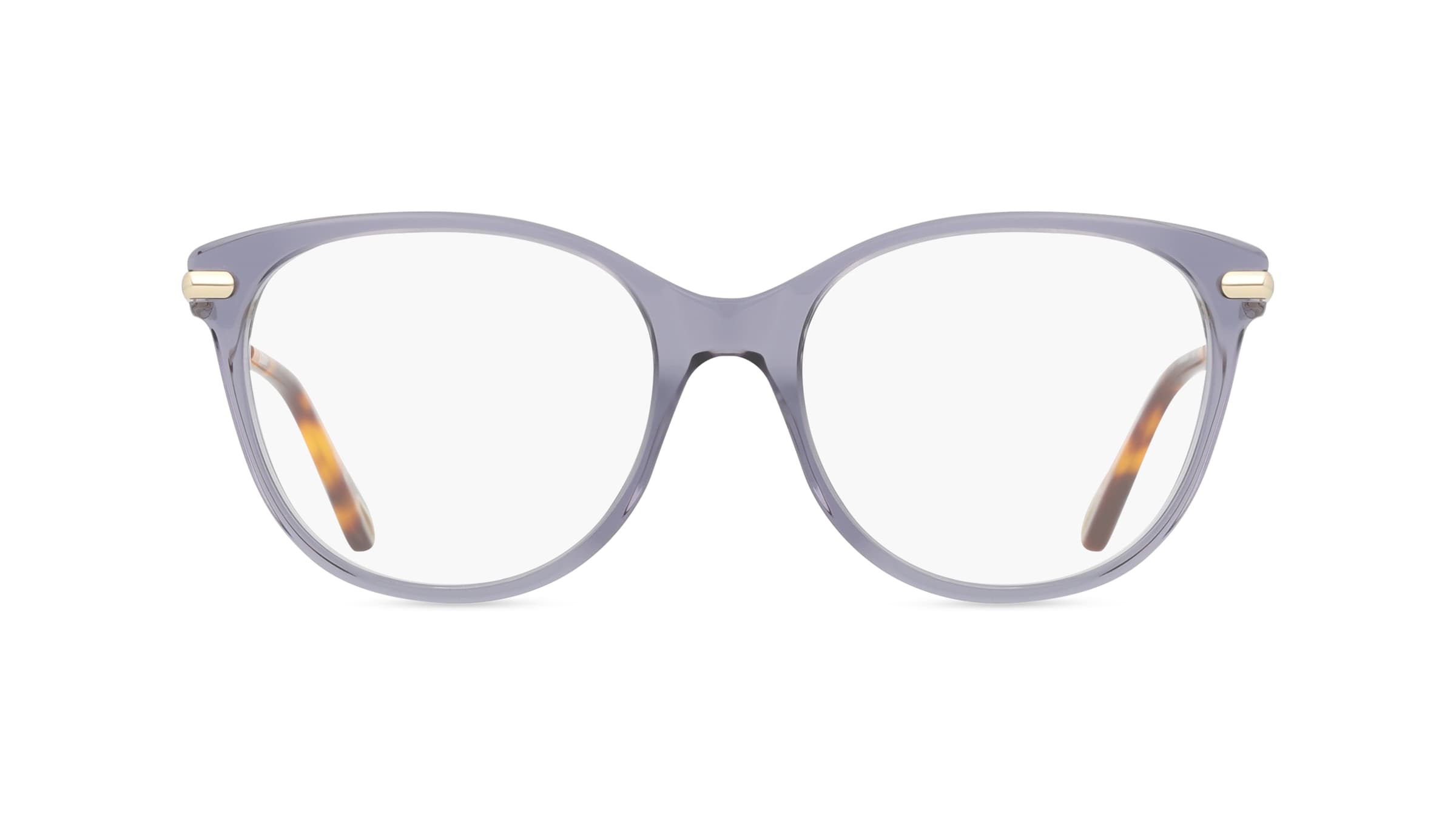 Chloé CH0058O Unisex-Brille inkl. Gläser Vollrand Butterfly Kunststoff-Gestell 53mm/17mm/145mm, grau