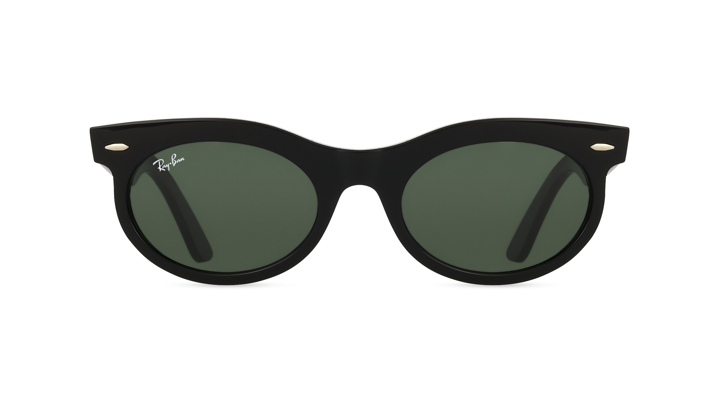 Ray-Ban 0RB2242 WAYFARER OVAL Unisex-Sonnenbrille Vollrand Oval Propionat-Gestell, schwarz