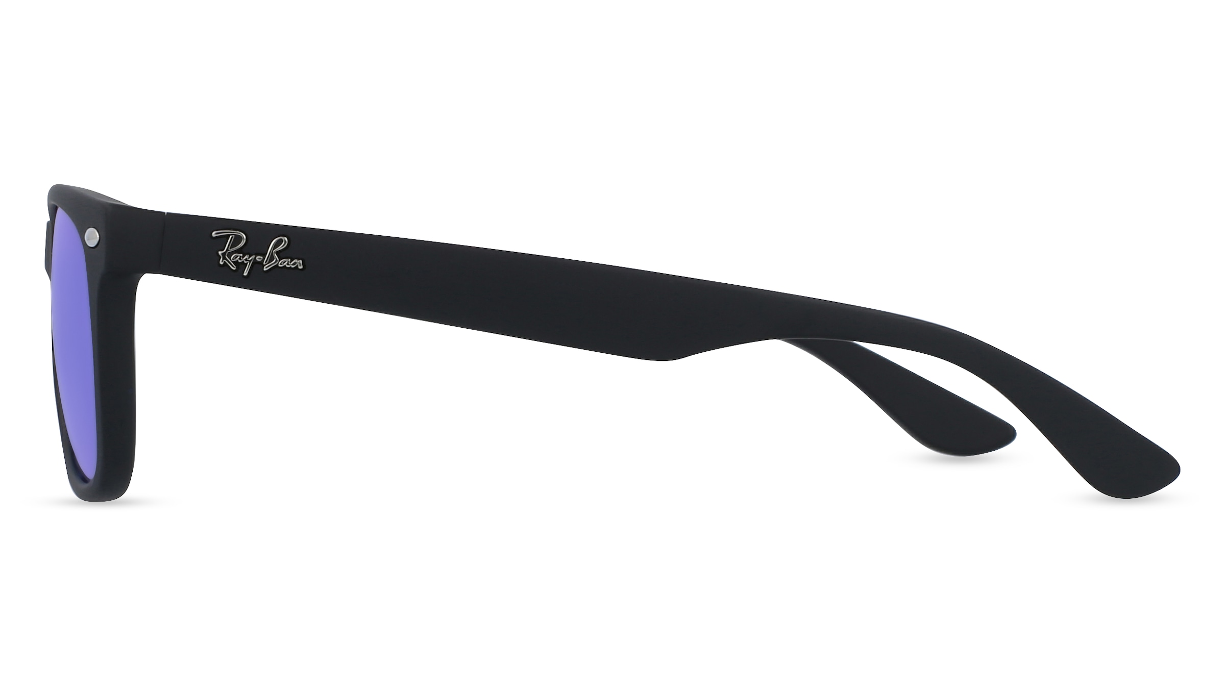 Thumbnail - Ray-Ban Junior RJ 9052S NEW WAYFARER Jugend-Sonnenbrille Vollrand Eckig Kunststoff-Gestell, Schwarz