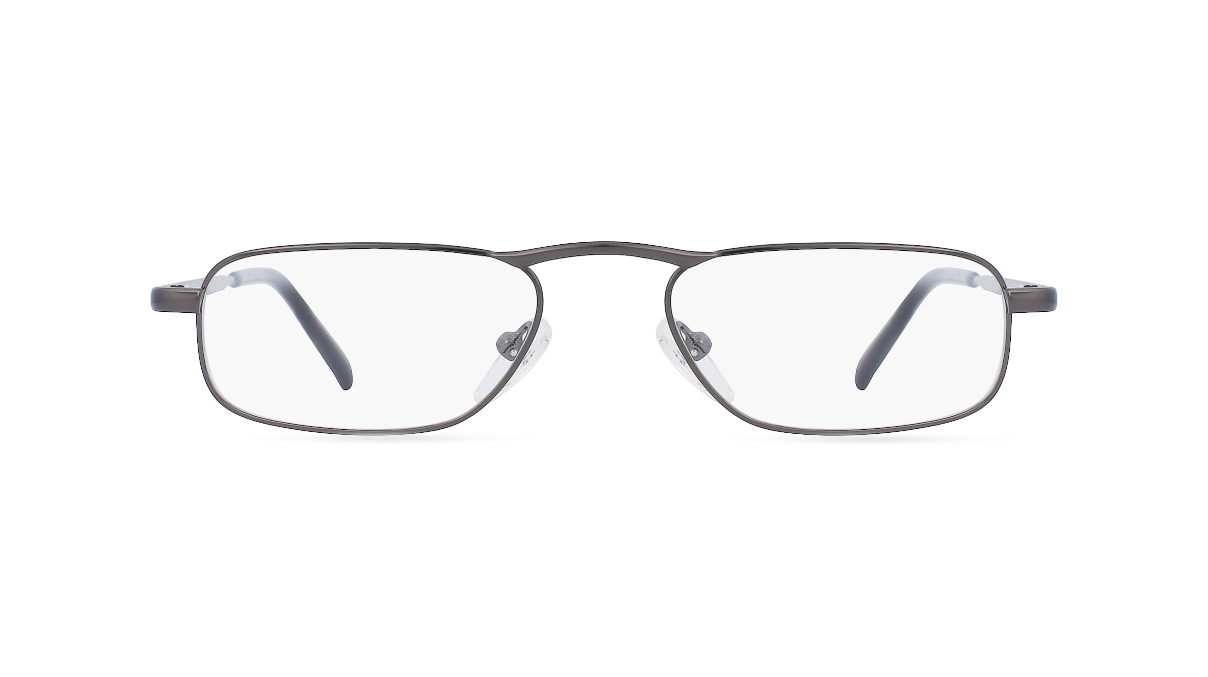 Fielmann MC 309 MOD HALF FLEX CL Herren-Brille inkl. Gläser Vollrand Schmal Metall-Gestell 48mm/19mm/145mm, grau