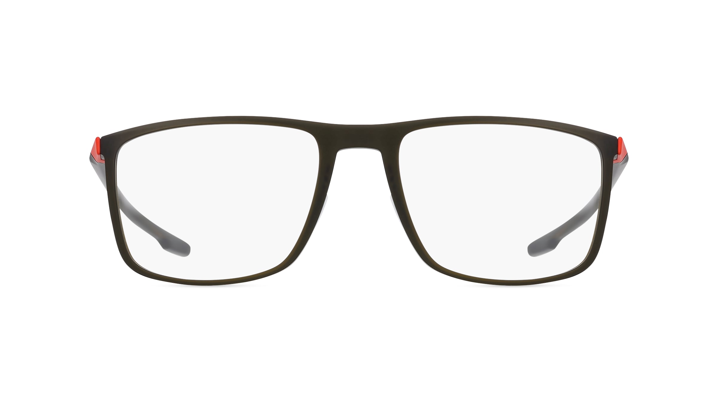 Porsche Design 8738 Unisex-Brille inkl. Gläser Vollrand Rechteckig Kunststoff-Gestell 56mm/19mm/145mm, grün