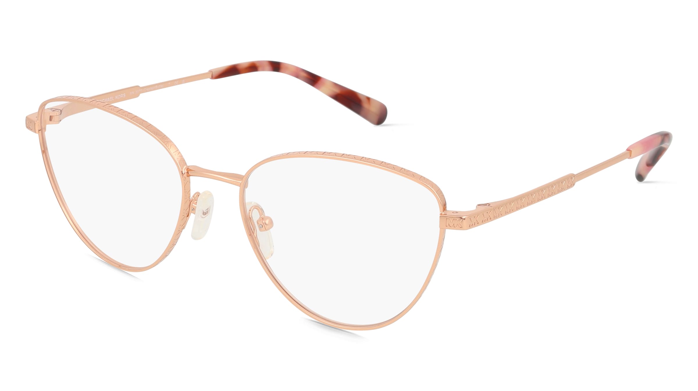 Michael Kors MK3070 CRESTED BUTTE Damen-Brille inkl. Gläser Vollrand Cat Eye Metall-Gestell 53/17/140, Gold