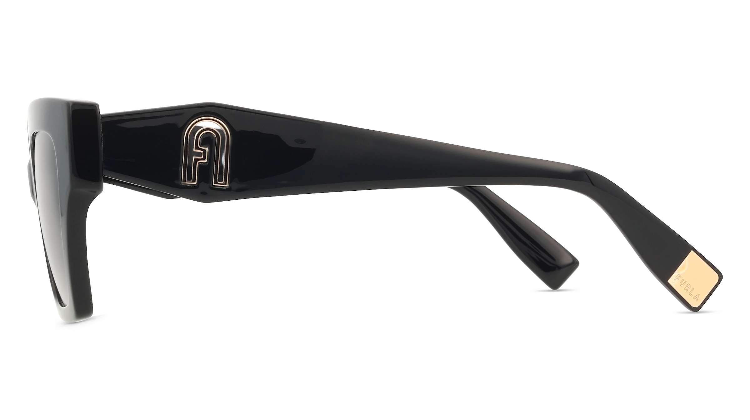 Thumbnail - Furla SFU811 Damen-Sonnenbrille Vollrand Eckig Acetat-Gestell, pink
