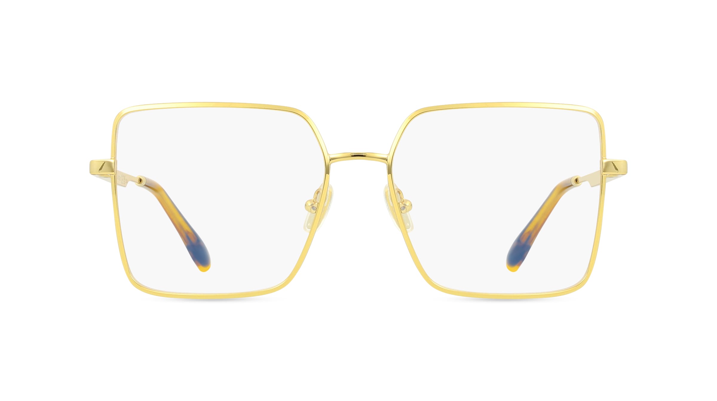 Victoria Beckham VB2132 Damen-Brille inkl. Gläser Vollrand Eckig Metall-Gestell 54mm/17mm/140mm, gold