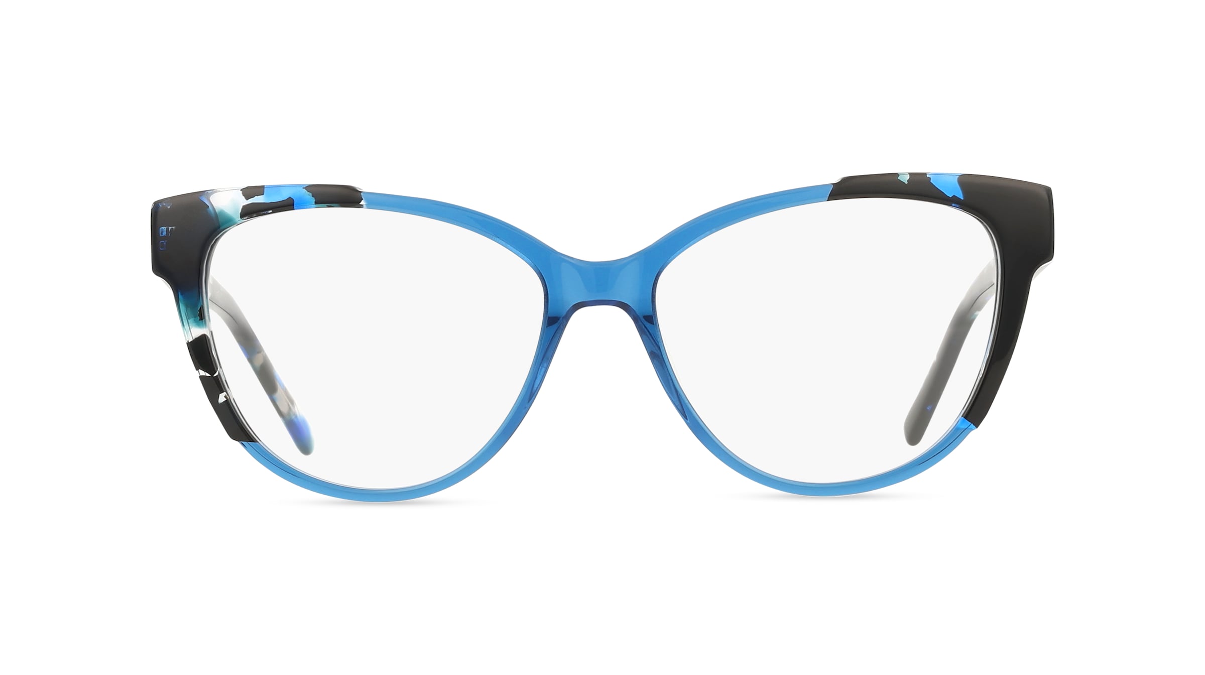 DKNY DK5073 Damen-Brille inkl. Gläser Vollrand Rund Acetat-Gestell 52mm/15mm/140mm, blau