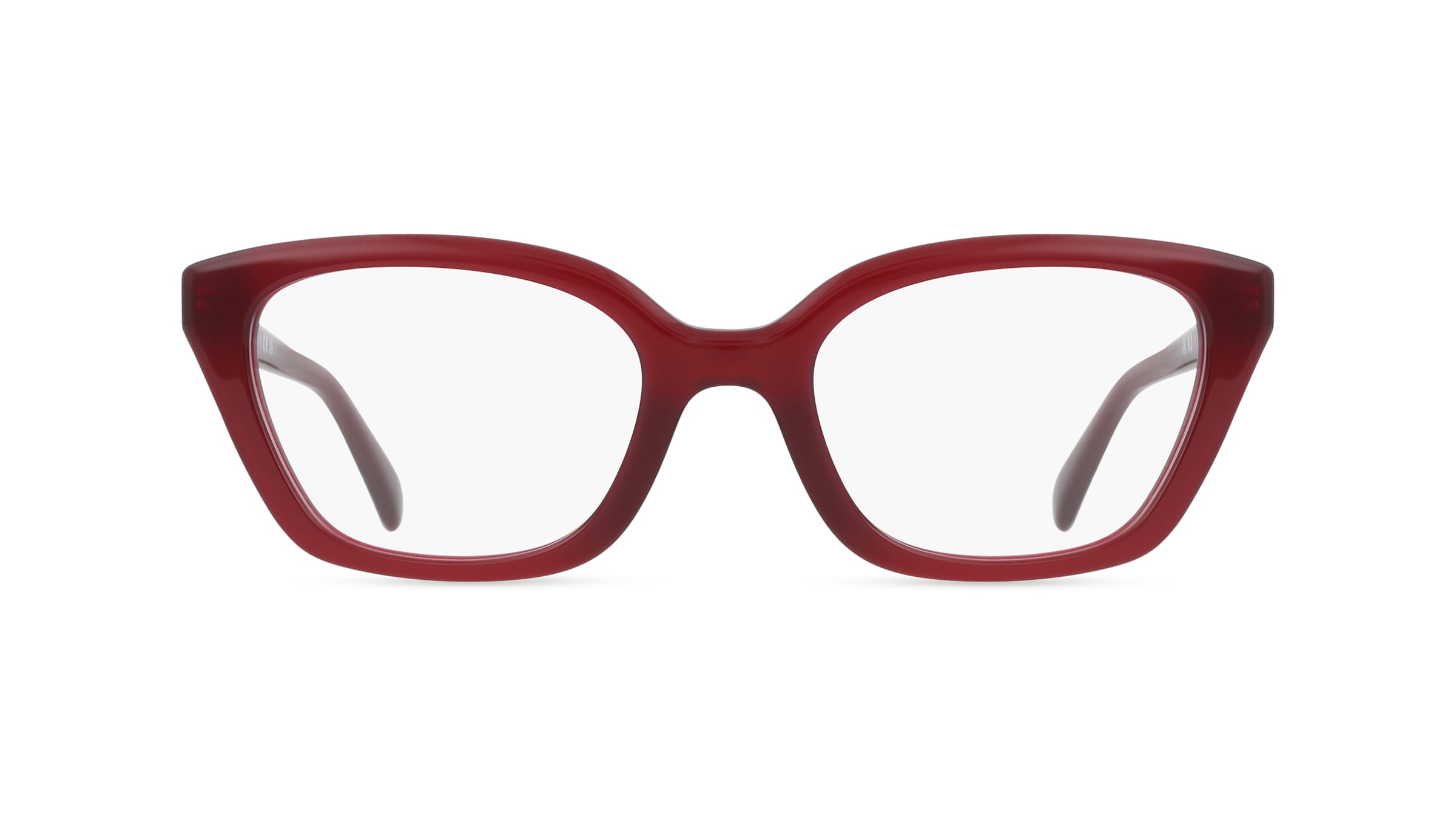 Coach 0HC6270U Damen-Brille inkl. Gläser Vollrand Cat Eye Acetat-Gestell 53/20/140, Rot