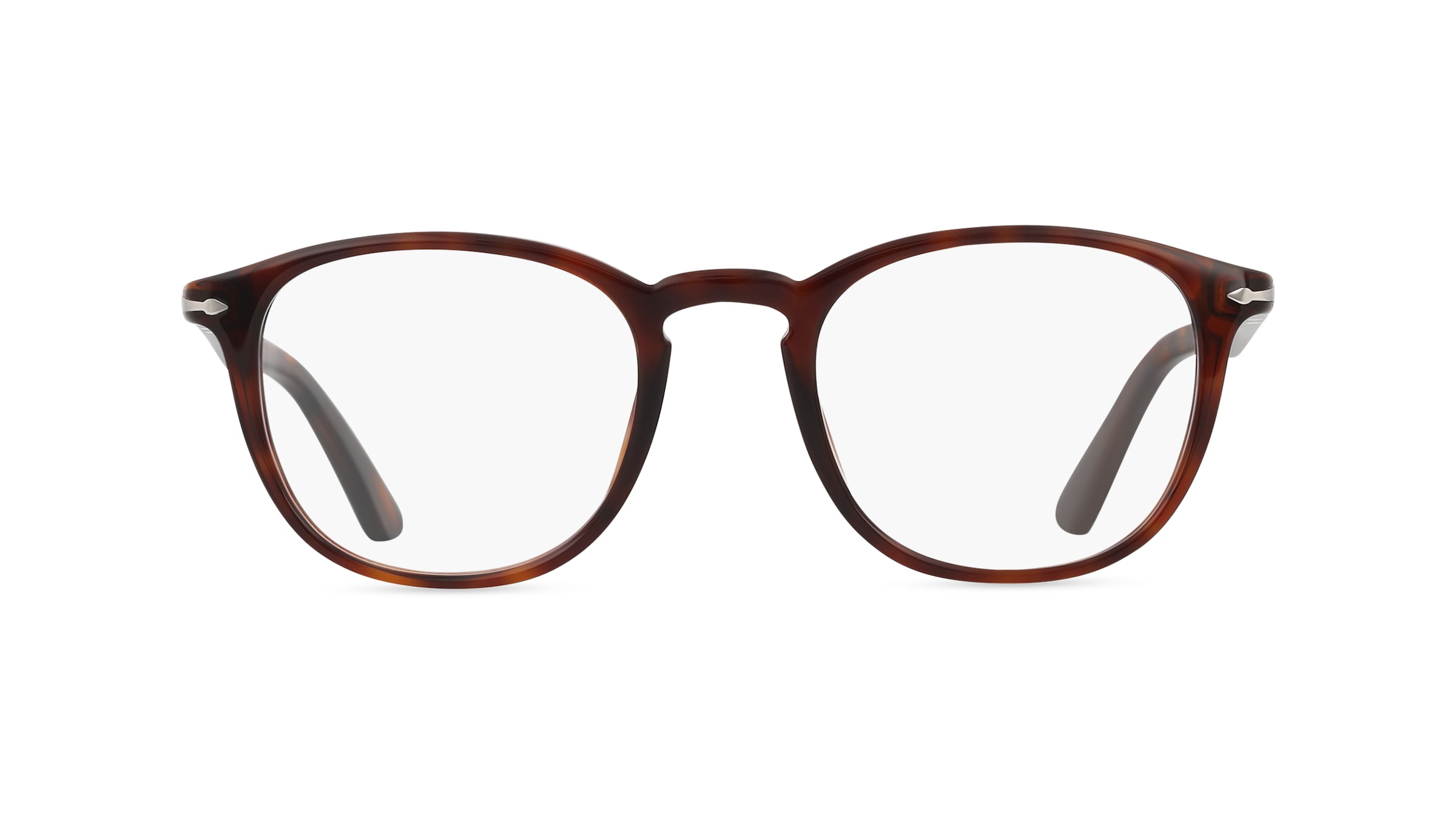 Persol 0PO3143V Herren-Brille inkl. Gläser Vollrand Eckig Acetat-Gestell 49mm/21mm/145mm, braun