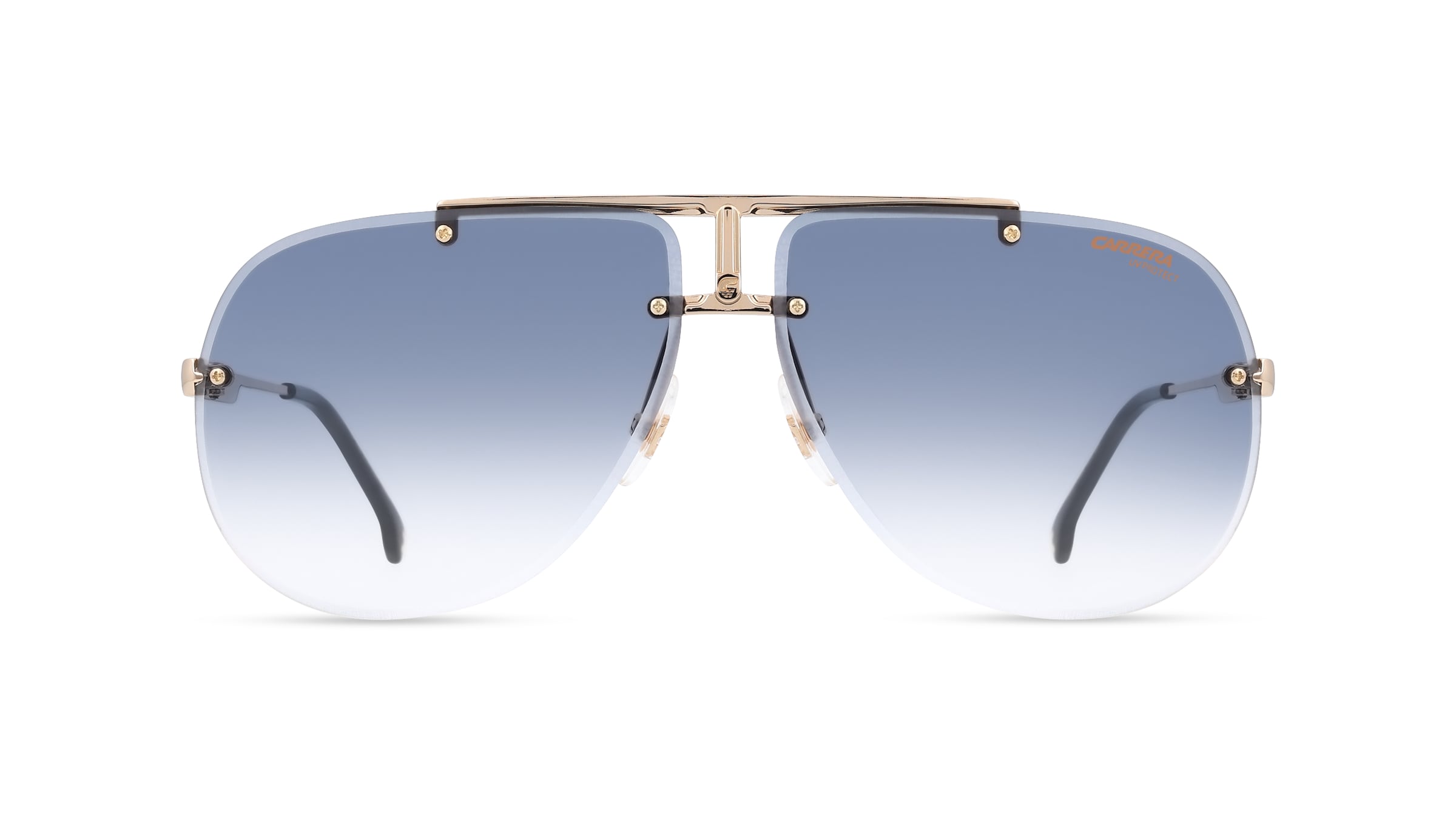 Carrera 1052/S Unisex-Sonnenbrille Vollrand Pilot Metall-Gestell, gold