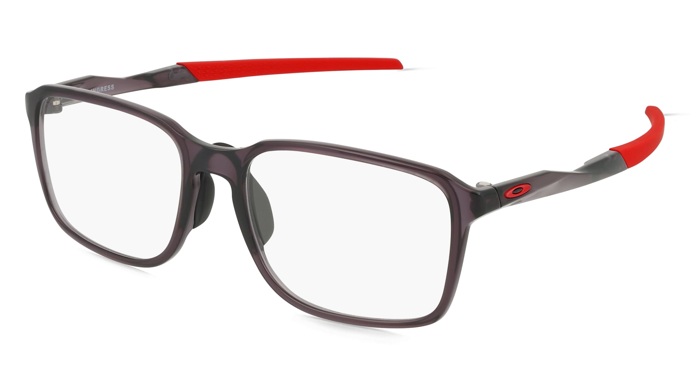 Oakley OX8145D INGRESS Herren-Brille inkl. Gläser Vollrand Quadratisch Kunststoff-Gestell 58/18/144, Schwarz
