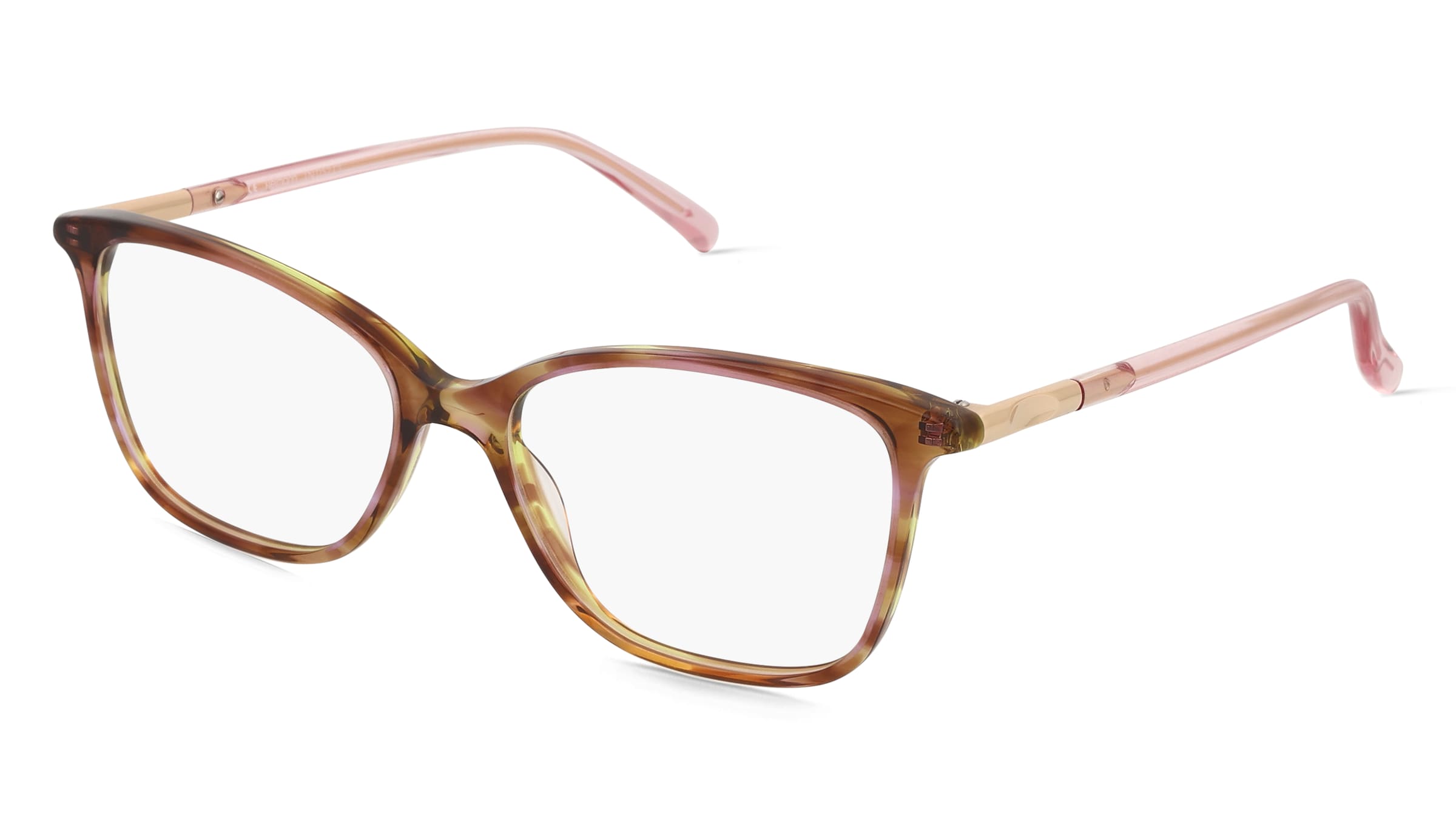 Fielmann LN 052 CL BEATRIX Damen-Brille inkl. Gläser Vollrand Quadratisch Acetat-Gestell 54/16/140, Havanna