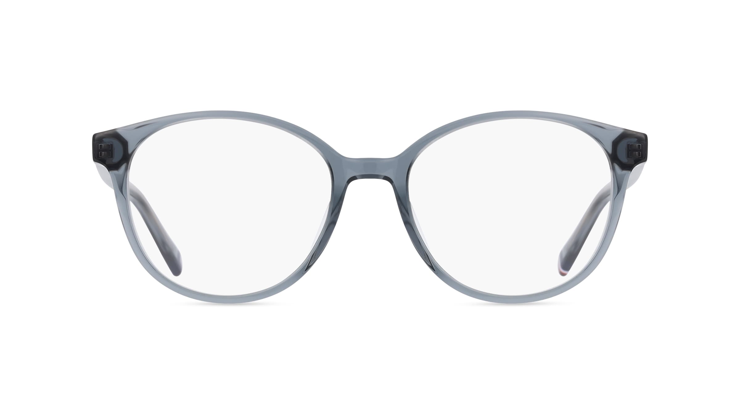 Tommy Hilfiger Eyewear TH 1969 Damen-Brille inkl. Gläser Vollrand Butterfly Acetat-Gestell 51mm/17mm/140mm, grau