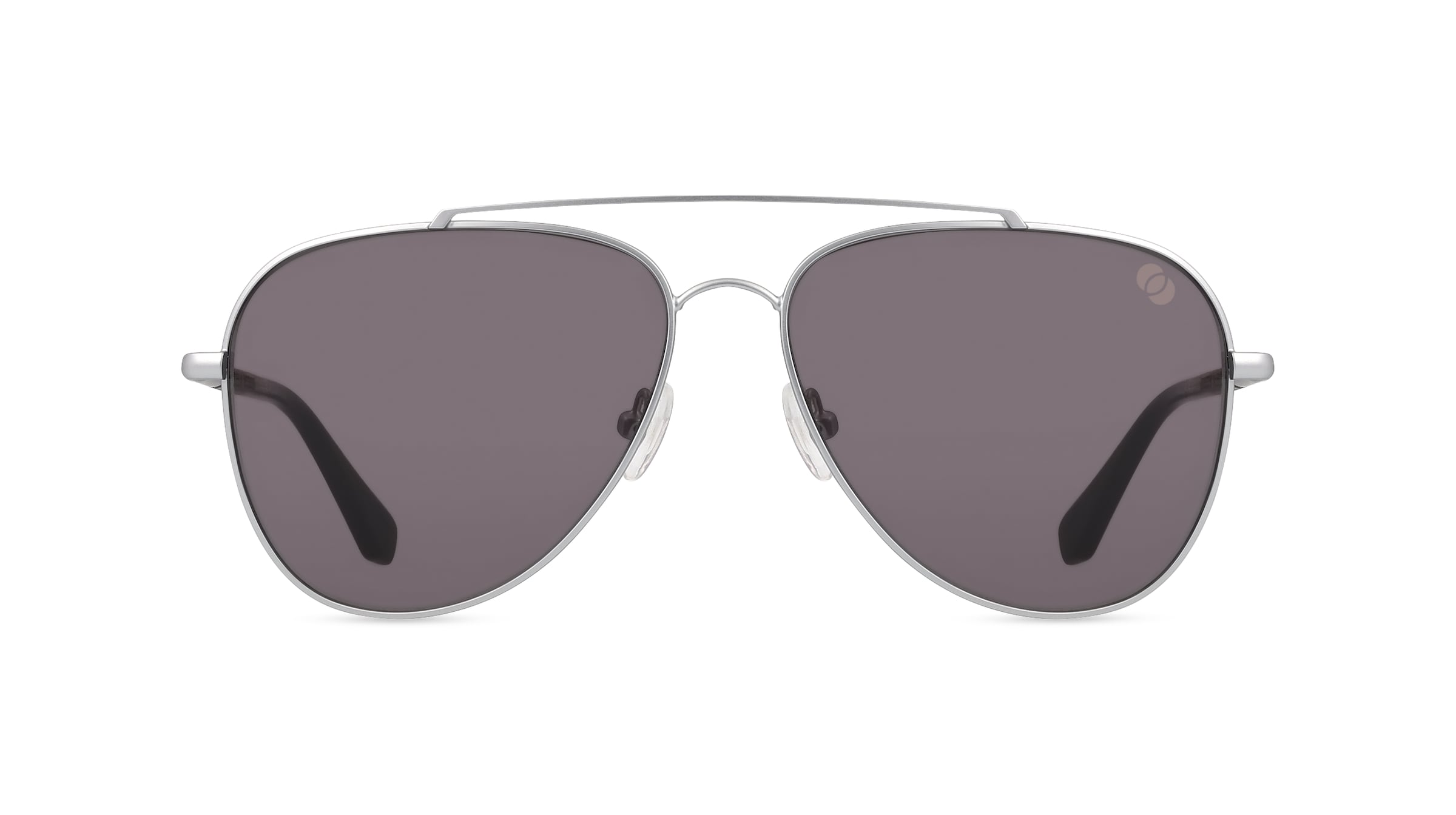 Woodfellas 10784 NESSELBURG Herren-Sonnenbrille Vollrand Pilot Holz Edelstahl-Gestell, schwarz