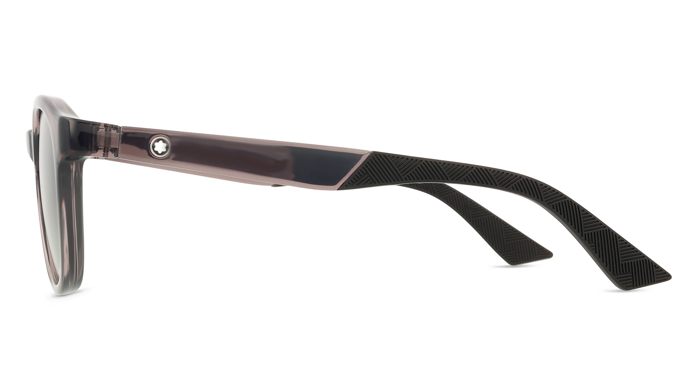 Thumbnail - Montblanc MB0398S Herren-Sonnenbrille Vollrand Panto Kunststoff-Gestell, grau