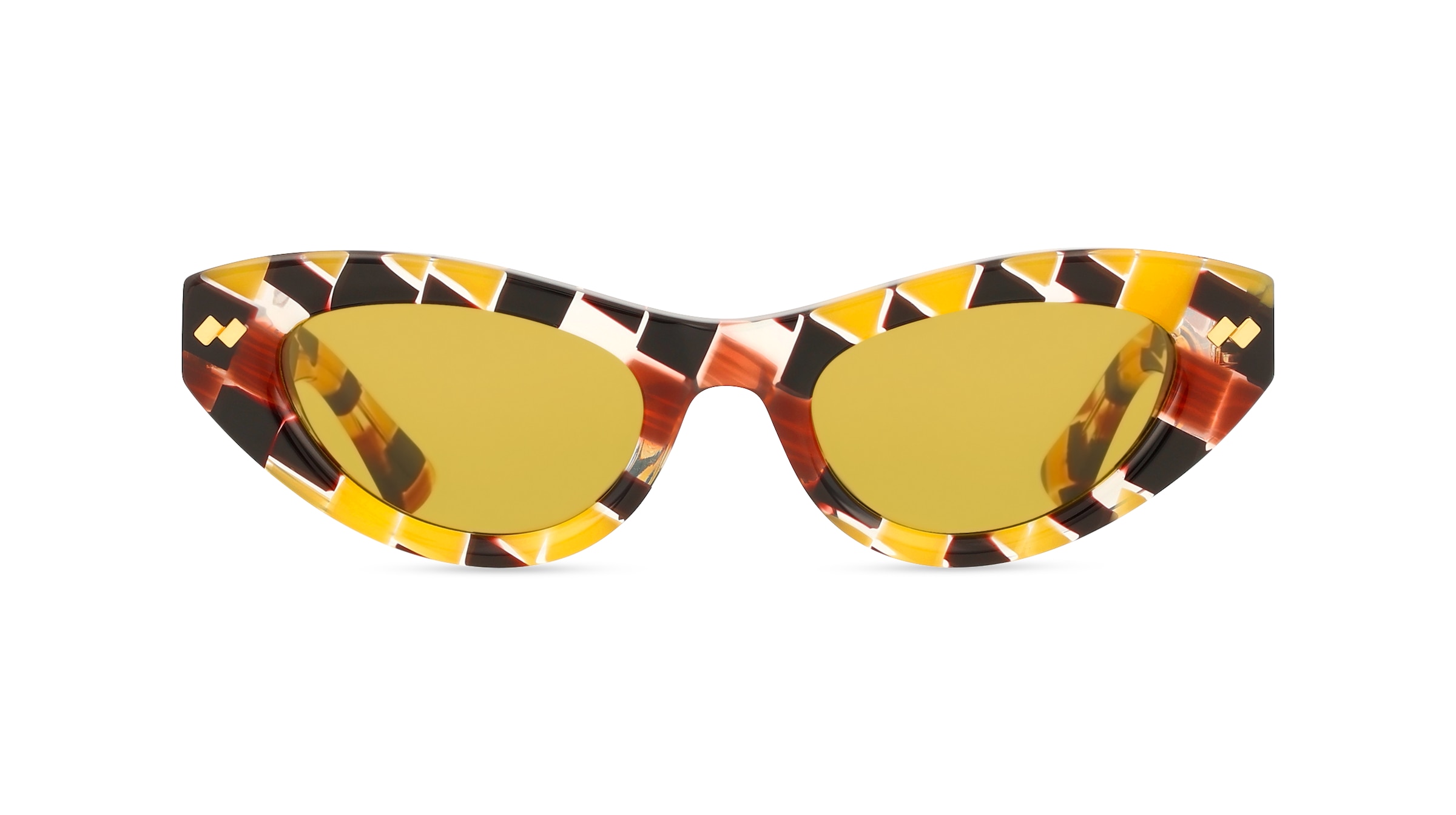 Bottega Veneta BV1350S Damen-Sonnenbrille Vollrand Cateye Acetat-Gestell, mehrfarbig