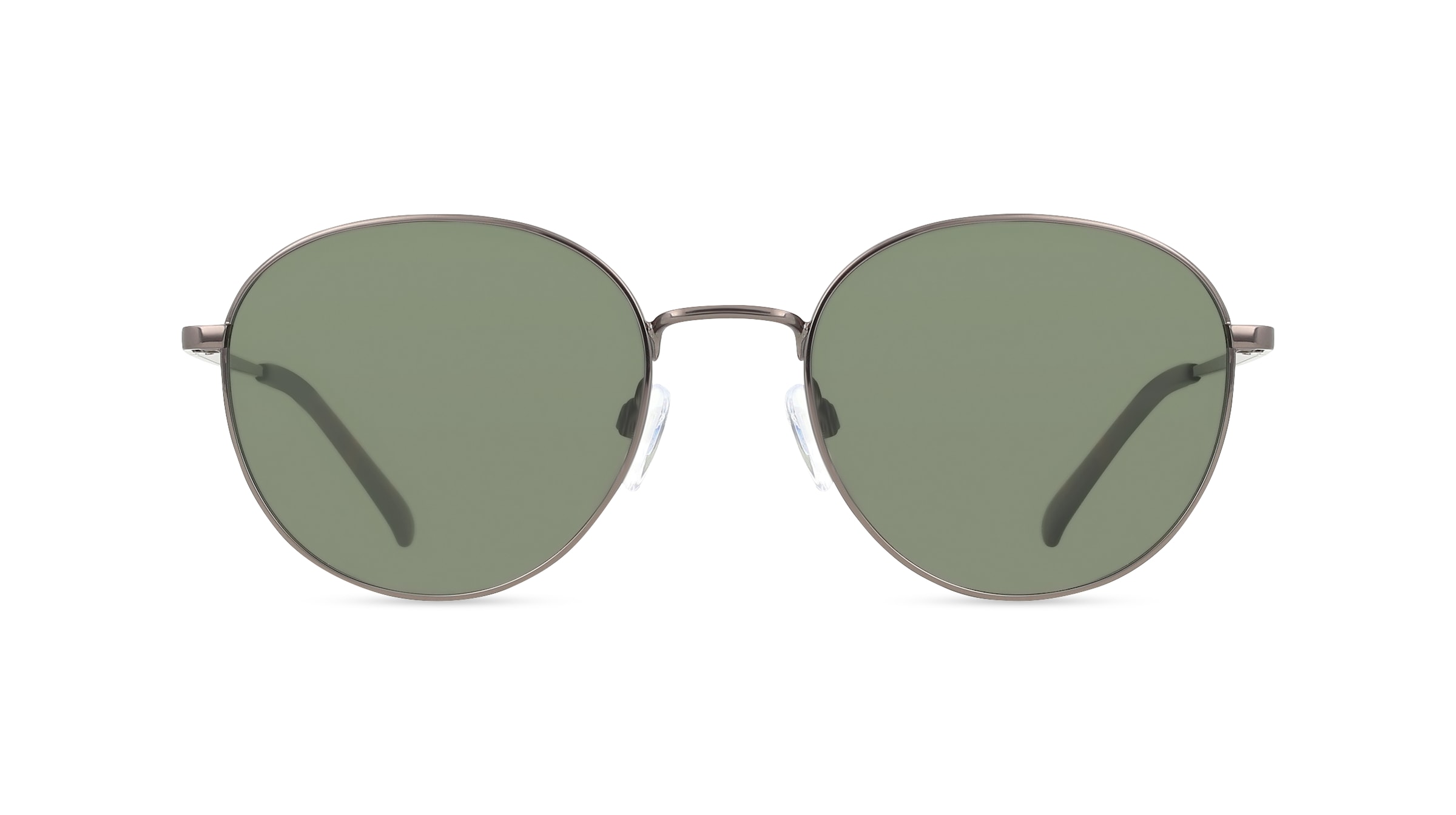 Fielmann BD 600 SUN CL BO Damen-Sonnenbrille Vollrand Panto Edelstahl-Gestell, grau