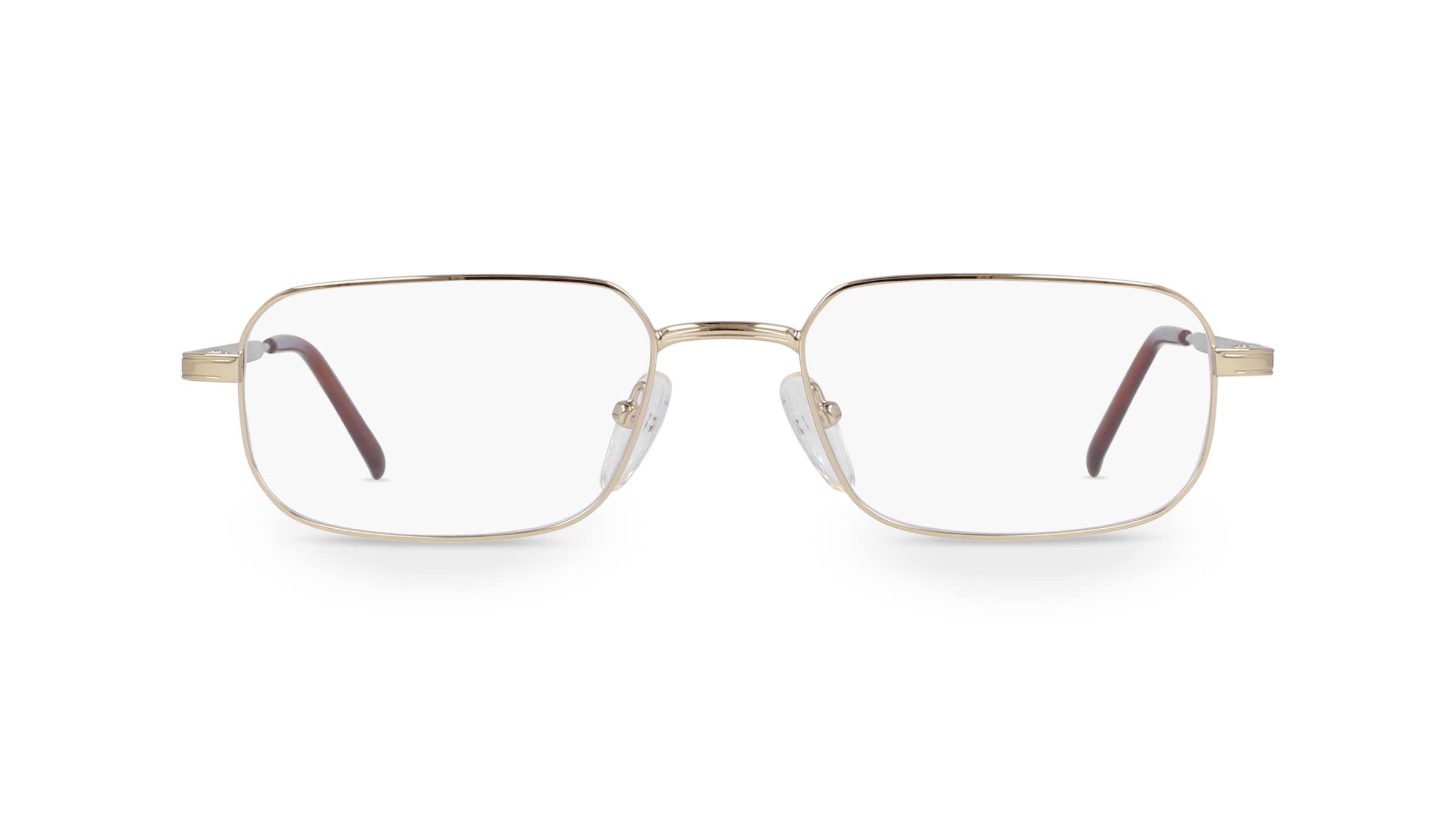 Fielmann MC 312 TR Herren-Brille inkl. Gläser Vollrand Eckig Metall-Gestell 51mm/17mm/135mm, gold