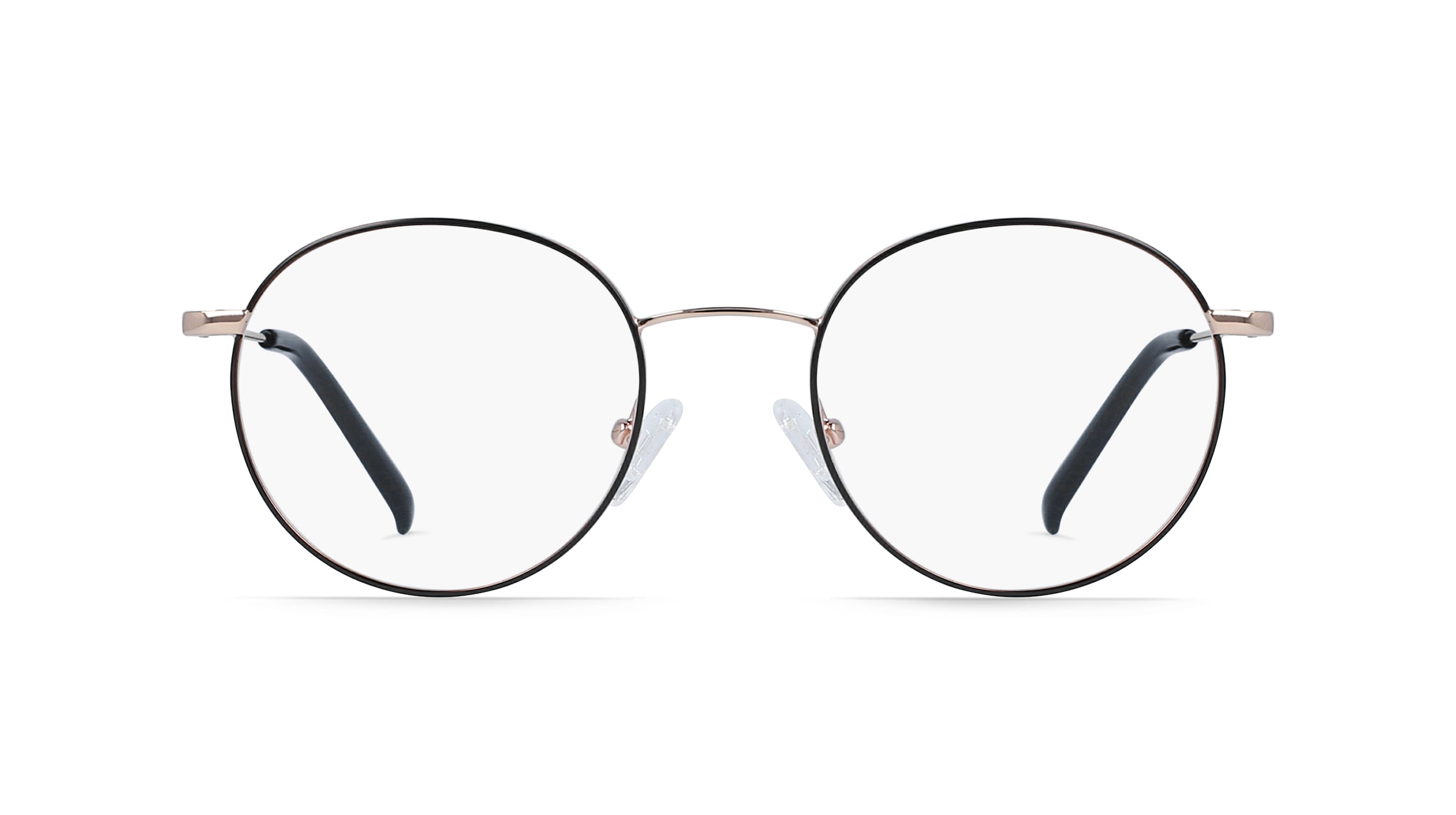 Fielmann BD 424 CL Damen-Brille inkl. Gläser Vollrand Rund Edelstahl-Gestell 52mm/20mm/145mm, gold