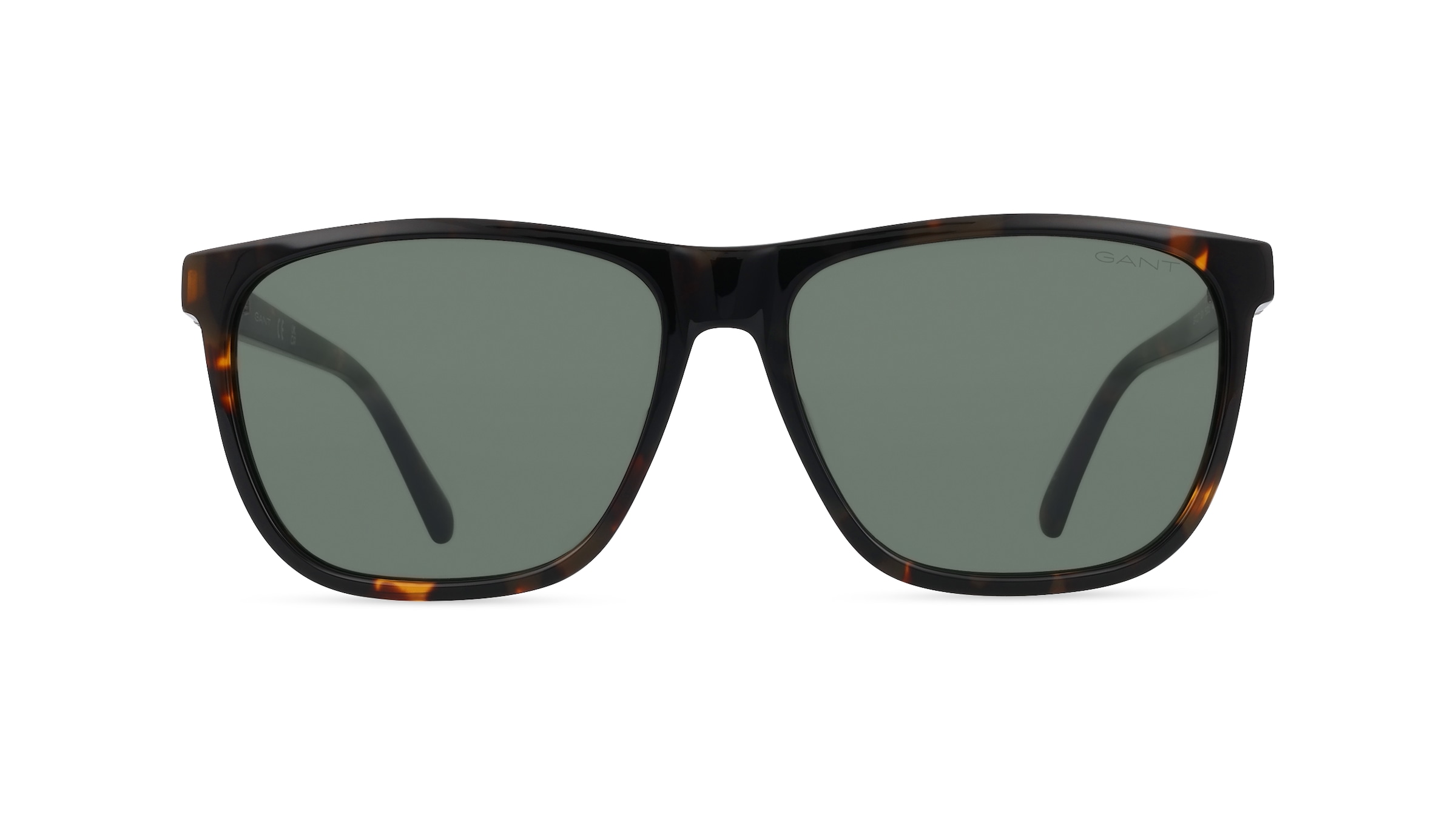 Gant GA7207 Herren-Sonnenbrille Vollrand Eckig Kunststoff-Gestell, braun