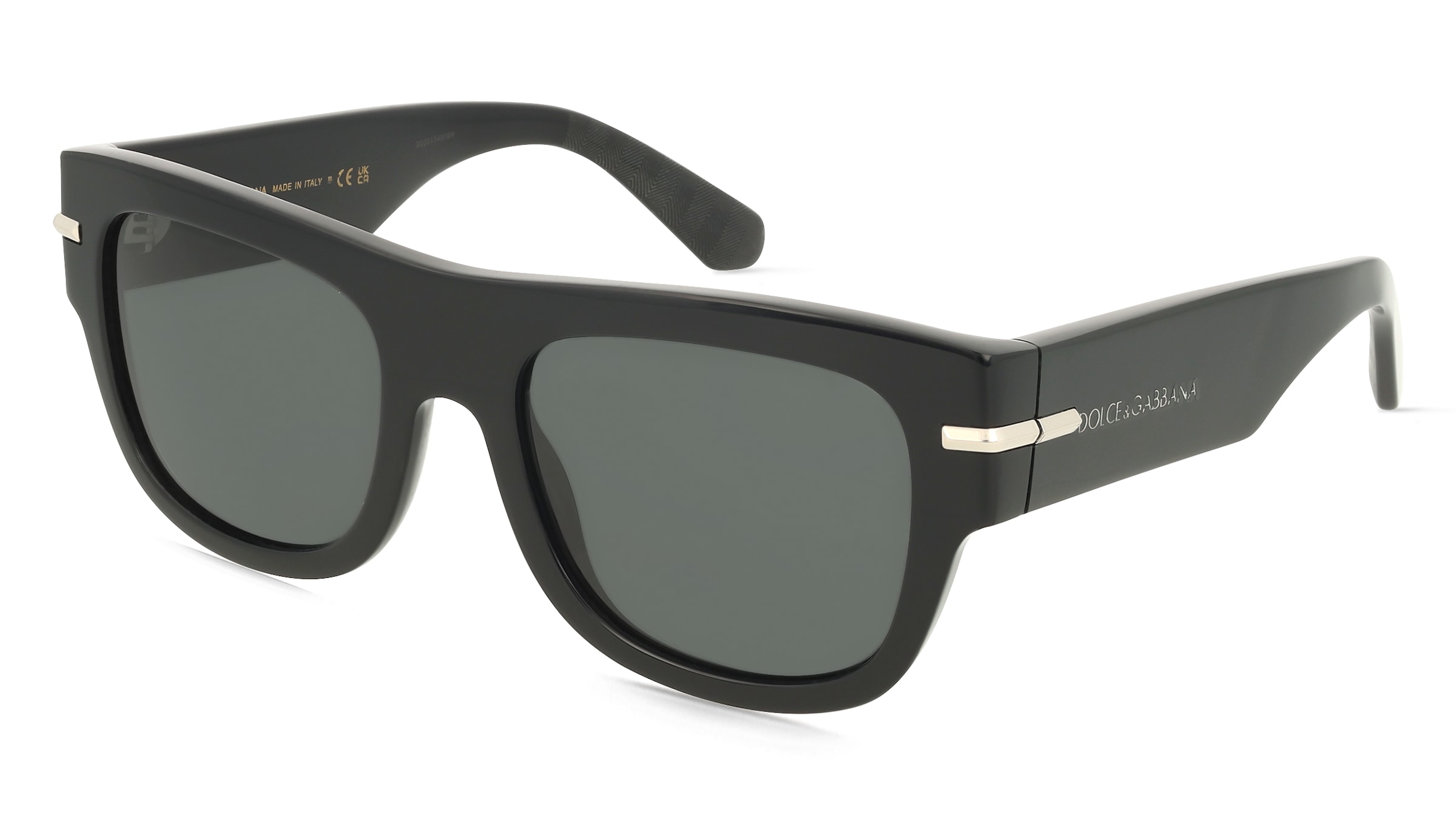 Dolce&amp;Gabbana DG4484 Herren-Sonnenbrille Vollrand Quadratisch Acetat-Gestell, Schwarz