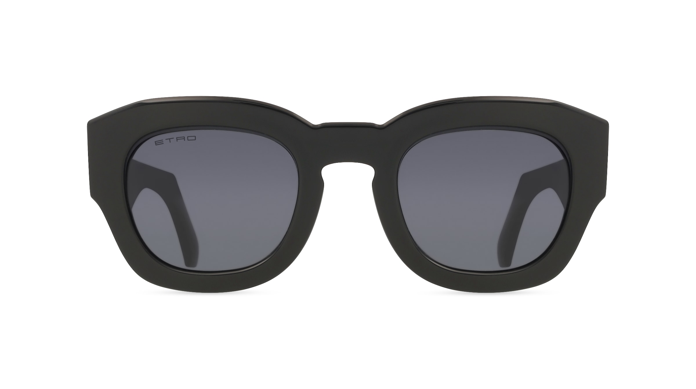 Etro 0079/S Unisex-Sonnenbrille Vollrand Eckig Kunststoff-Gestell, schwarz