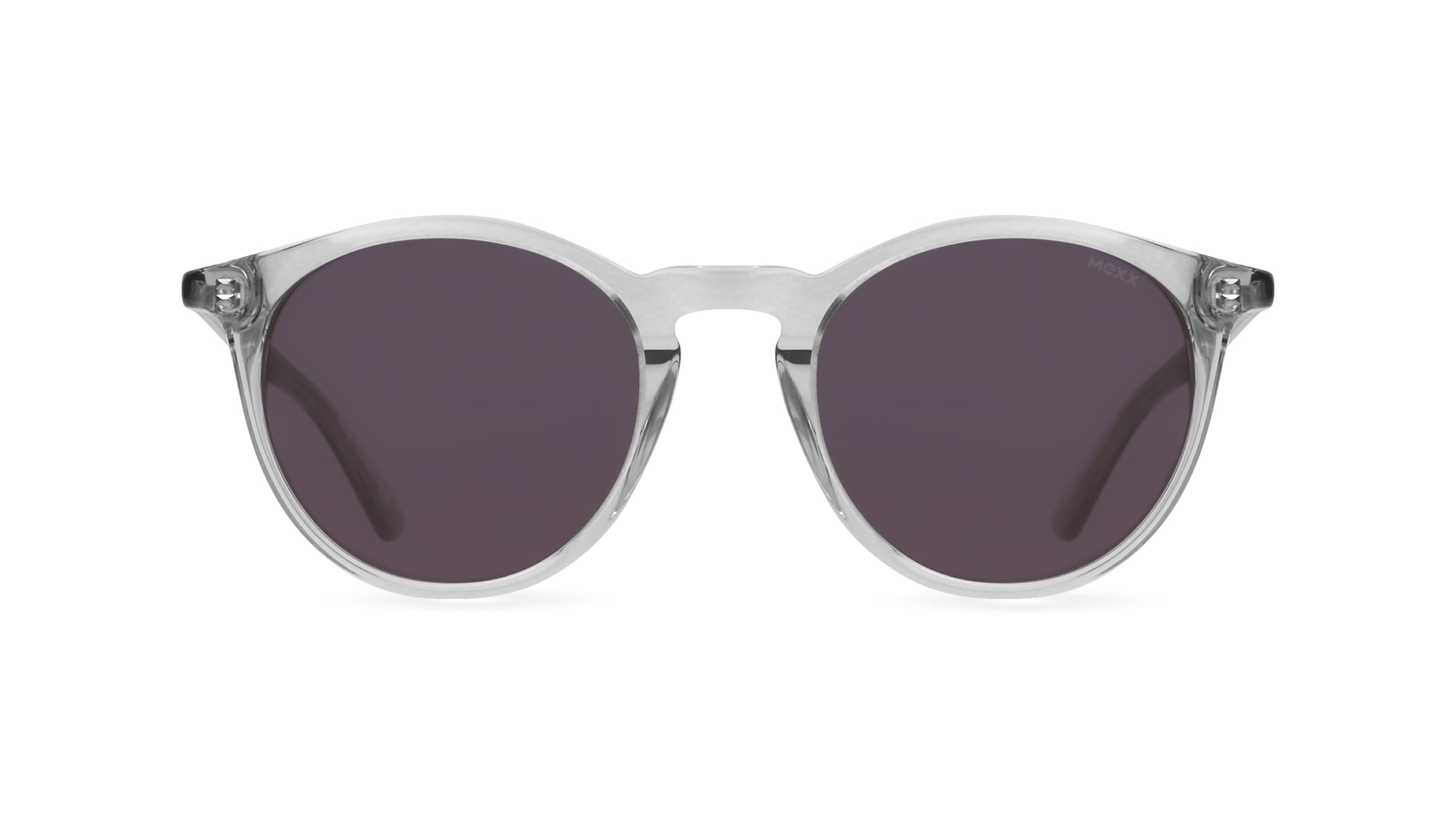 Mexx Eyes 6477 Unisex-Sonnenbrille Vollrand Panto Kunststoff-Gestell, transparent