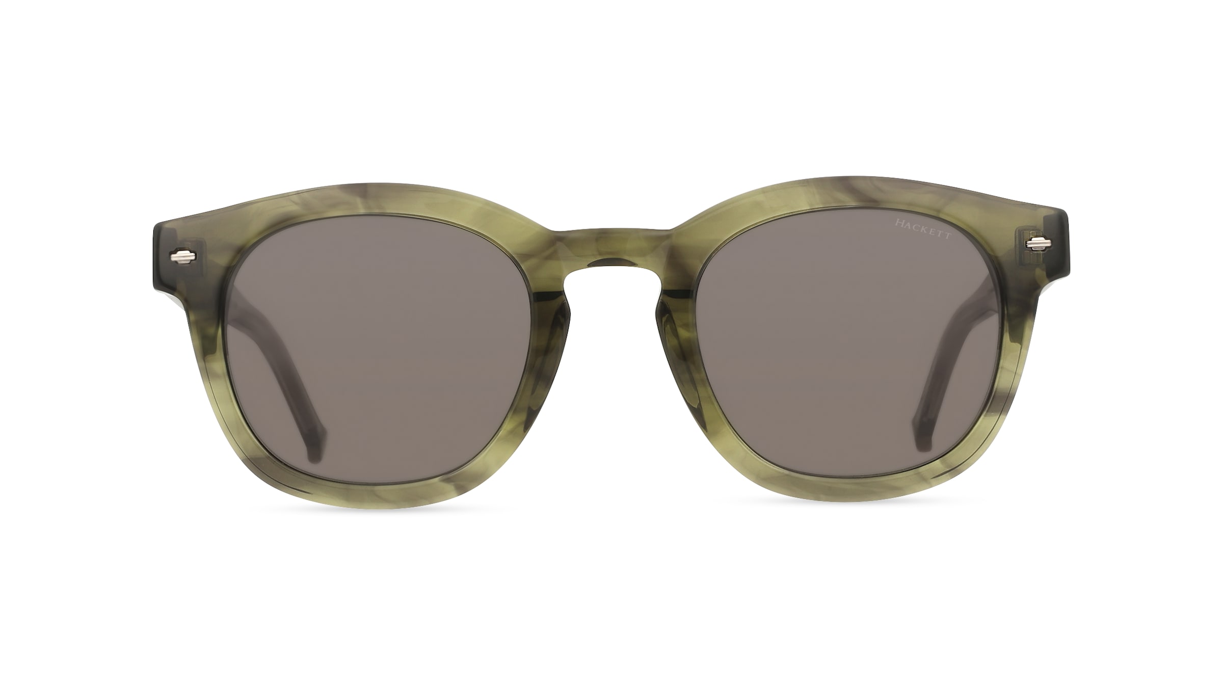 Hackett 928 Herren-Sonnenbrille Vollrand Rund Acetat-Gestell, grün