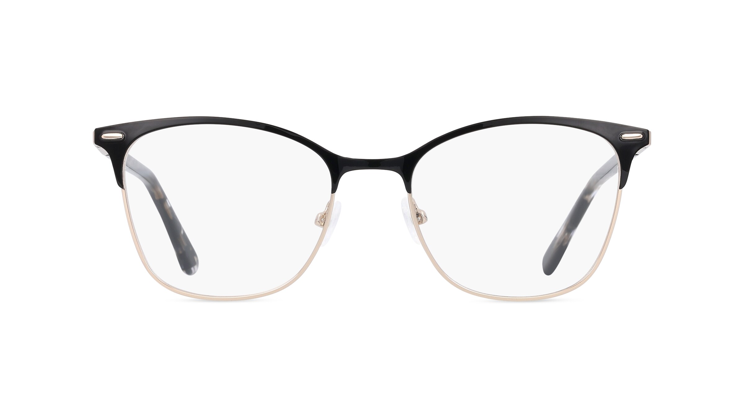 Calvin Klein CK21124 Damen-Brille inkl. Gläser Vollrand Butterfly Metall-Gestell 51mm/18mm/140mm, gold