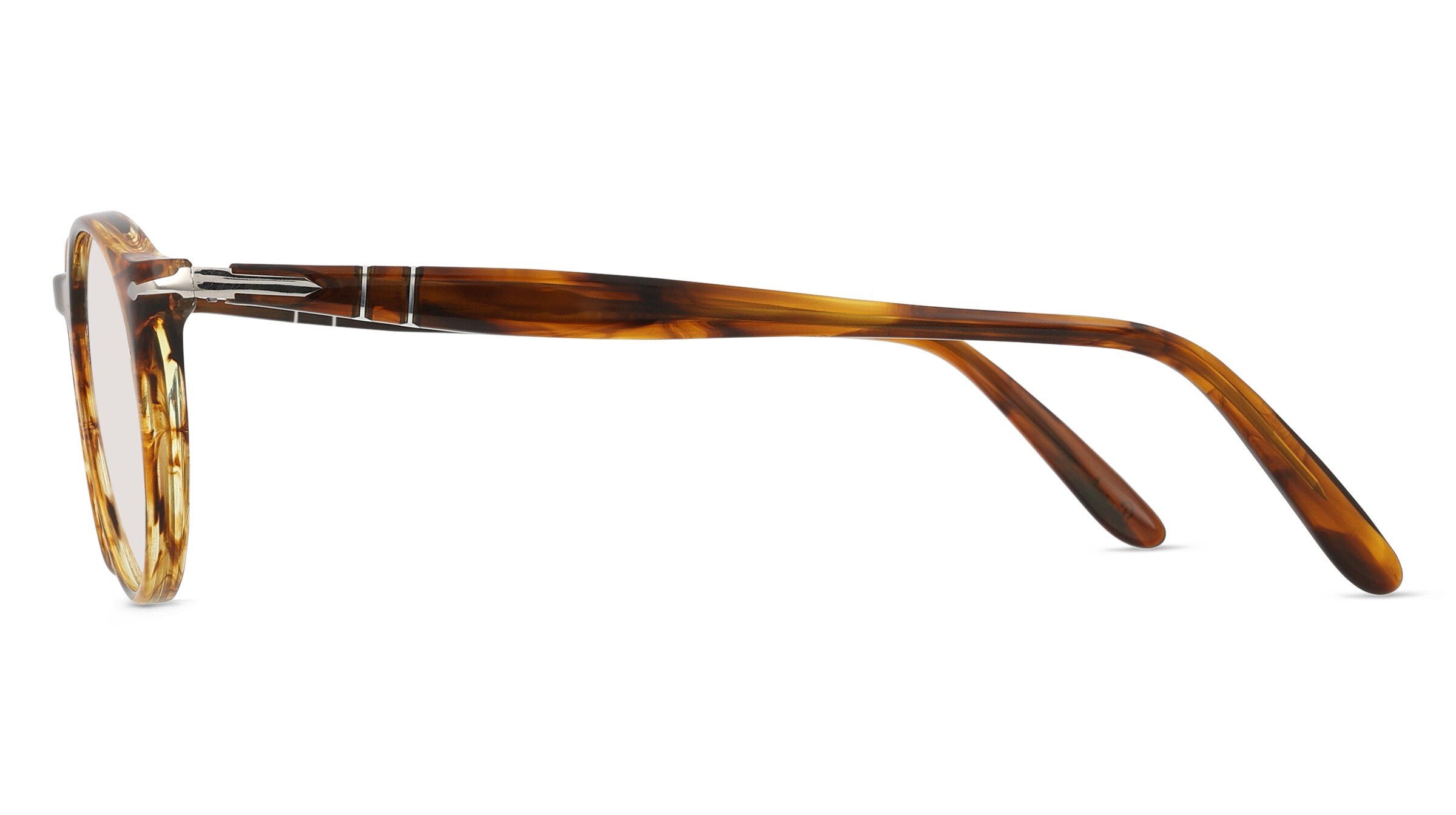 Thumbnail - Persol 0PO3092V Herren-Brille inkl. Gläser Vollrand Panto Acetat-Gestell 48mm/19mm/145mm, braun